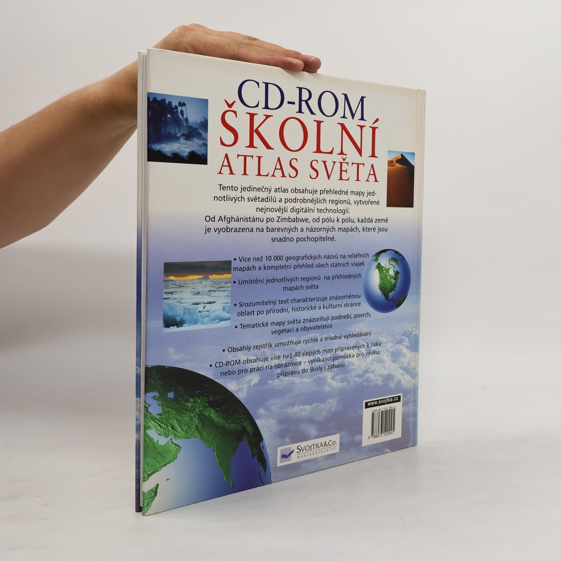Kolektiv autorů CD-ROM. Školní atlas světa
