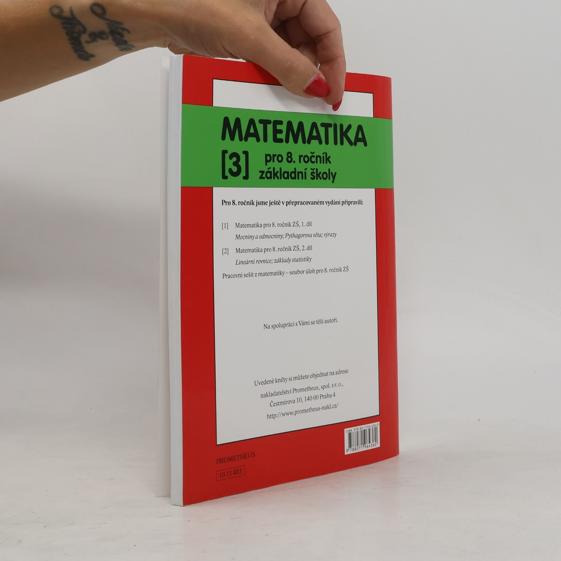 Oldřich Odvárko Matematika pro 8. ročník základní školy 3.díl