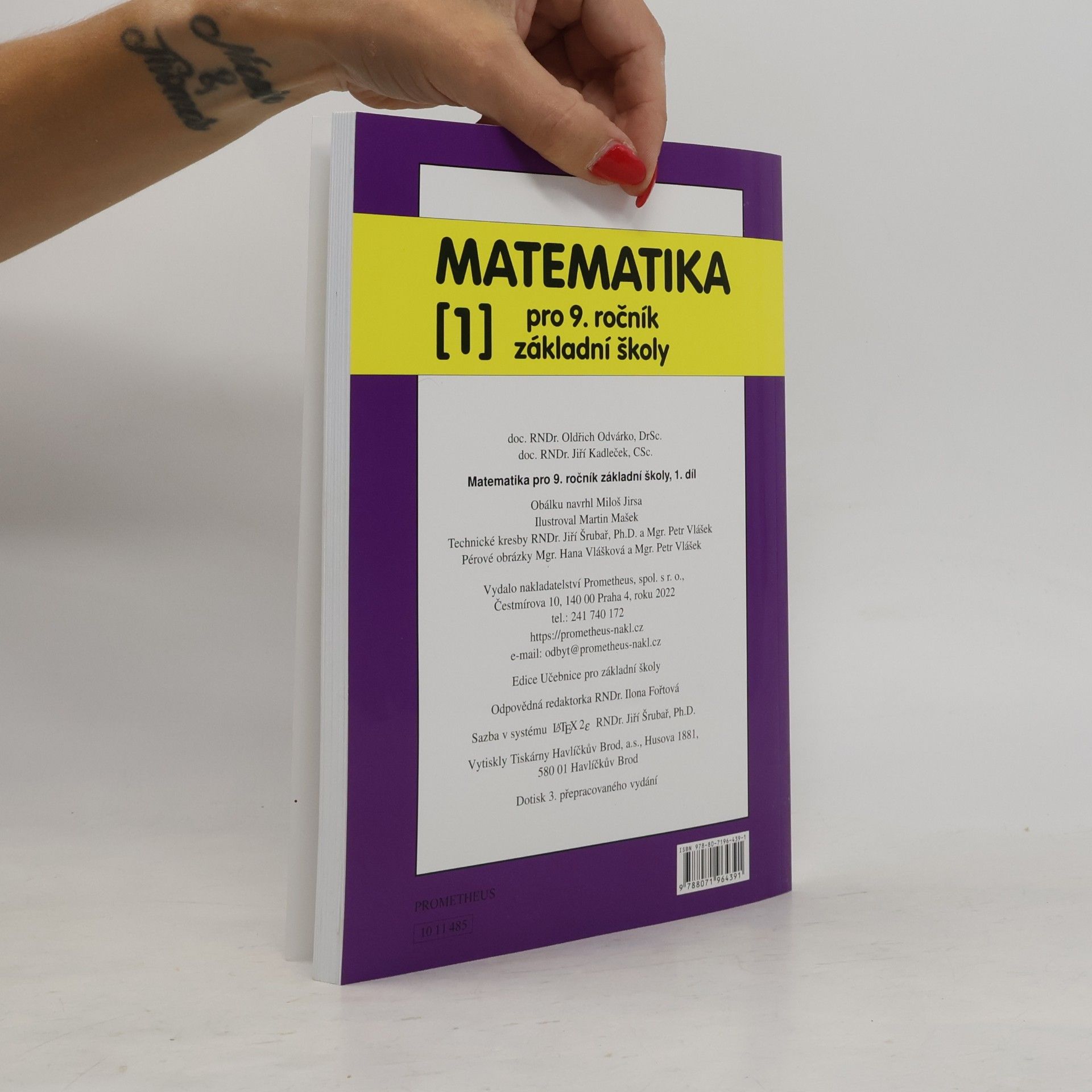 Oldřich Odvárko Matematika pro 9. ročník základní školy. (1), Soustavy rovnic, funkce, lomené výrazy