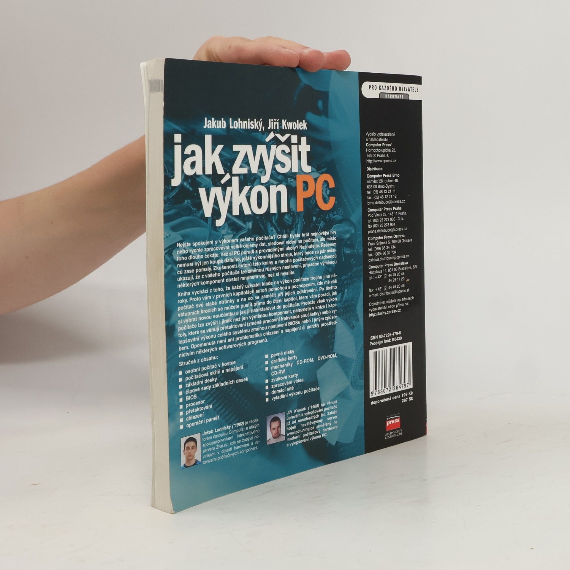 Jakub Lohniský Jak zvýšit výkon PC : upgrade a optimalizace