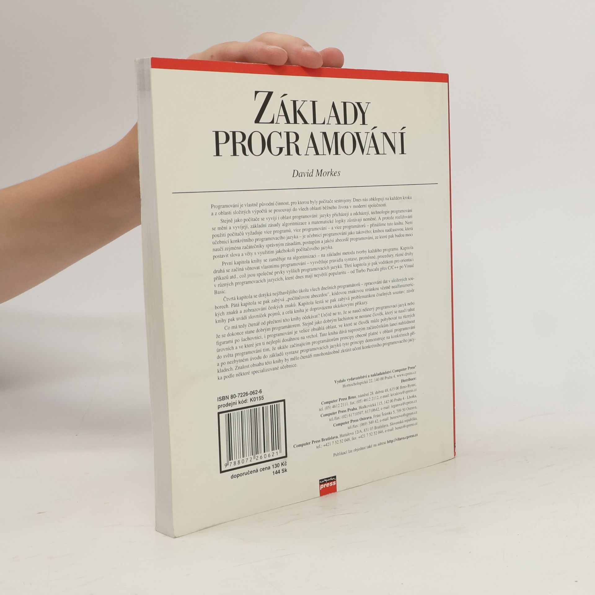 David Morkes Základy programování - učebnice pro střední školy