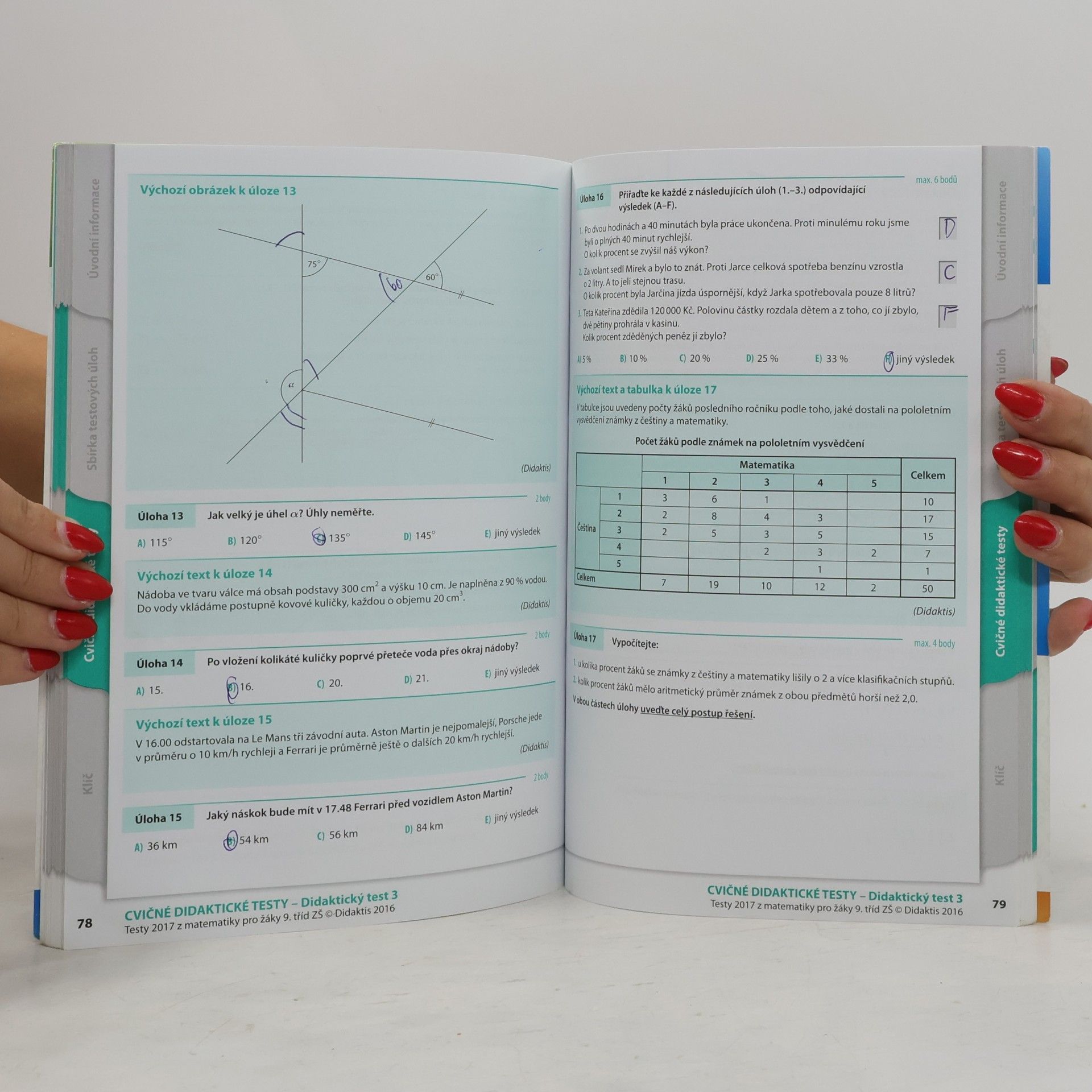 Petr Pupík Testy 2017 z matematiky pro žáky 9. tříd ZŠ