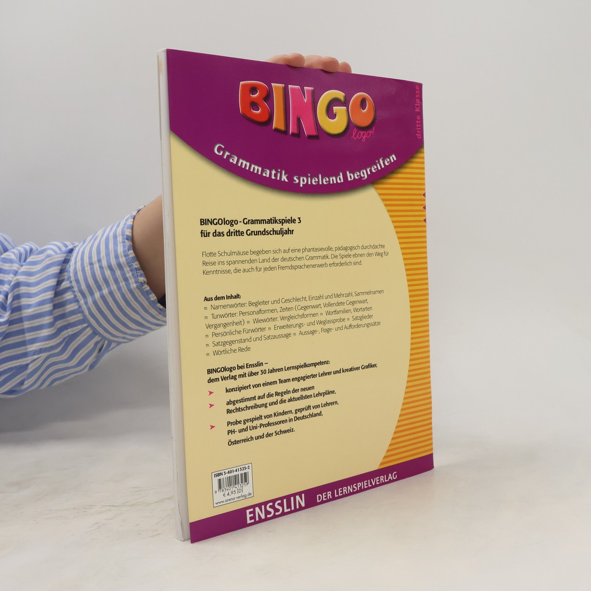 Ingrid Klas Grammatikspiele für die dritte Klasse. Bingo