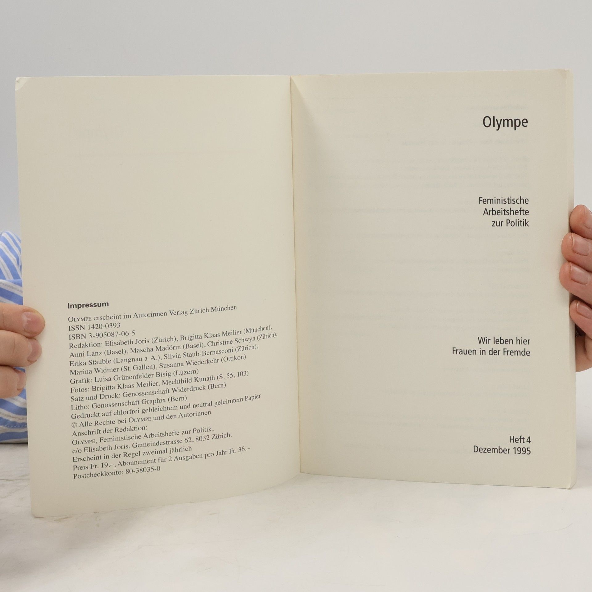 Elisabeth Joris Olympe 4