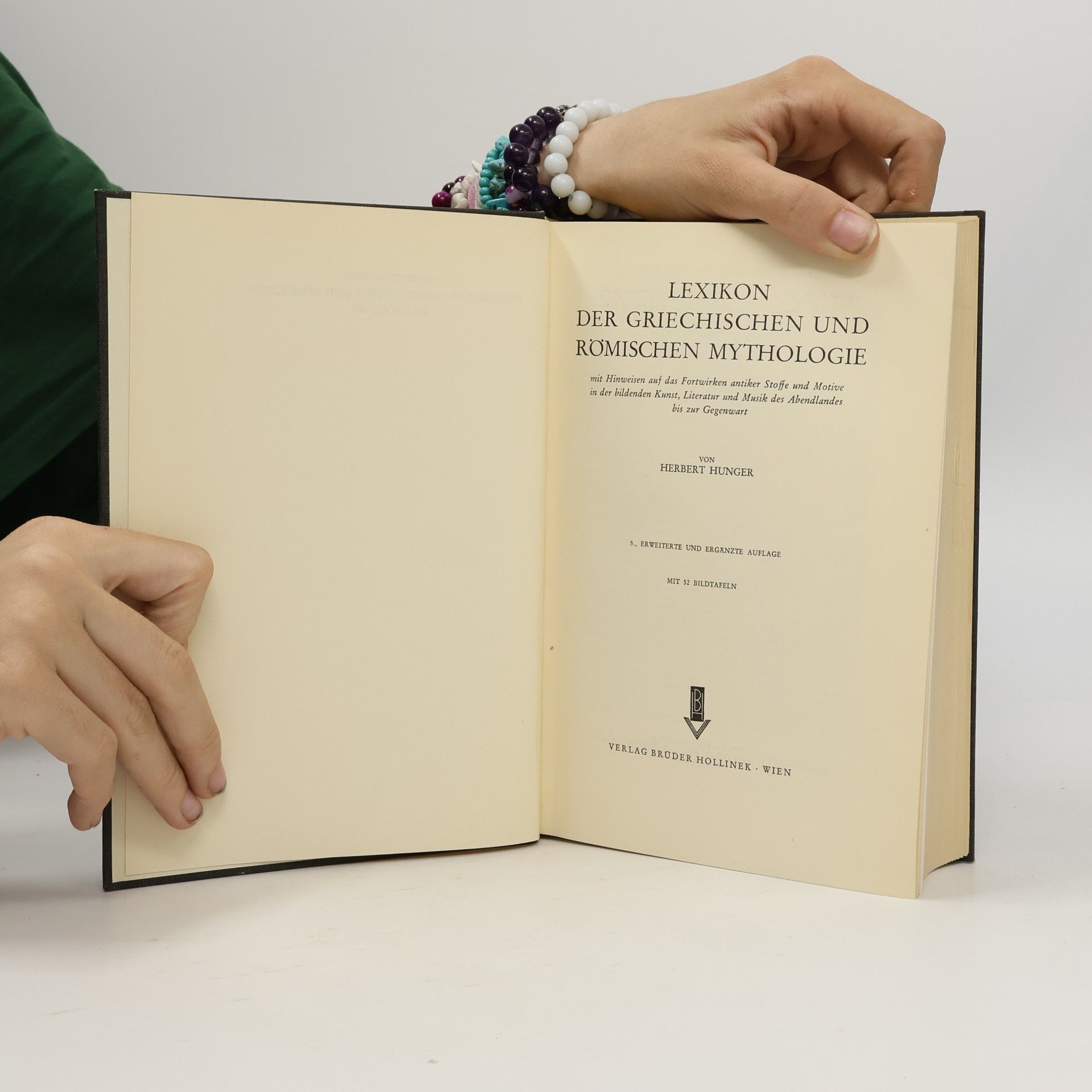 Herbert Hunger Lexikon der Griechischen und Römischen Mythologie