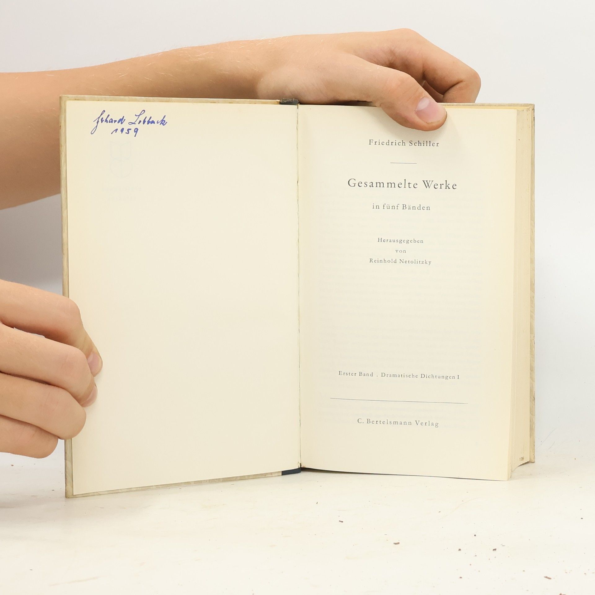 Friedrich Schiller Friedrich Schiller Gesammelte Werke in fünf Bänden 1