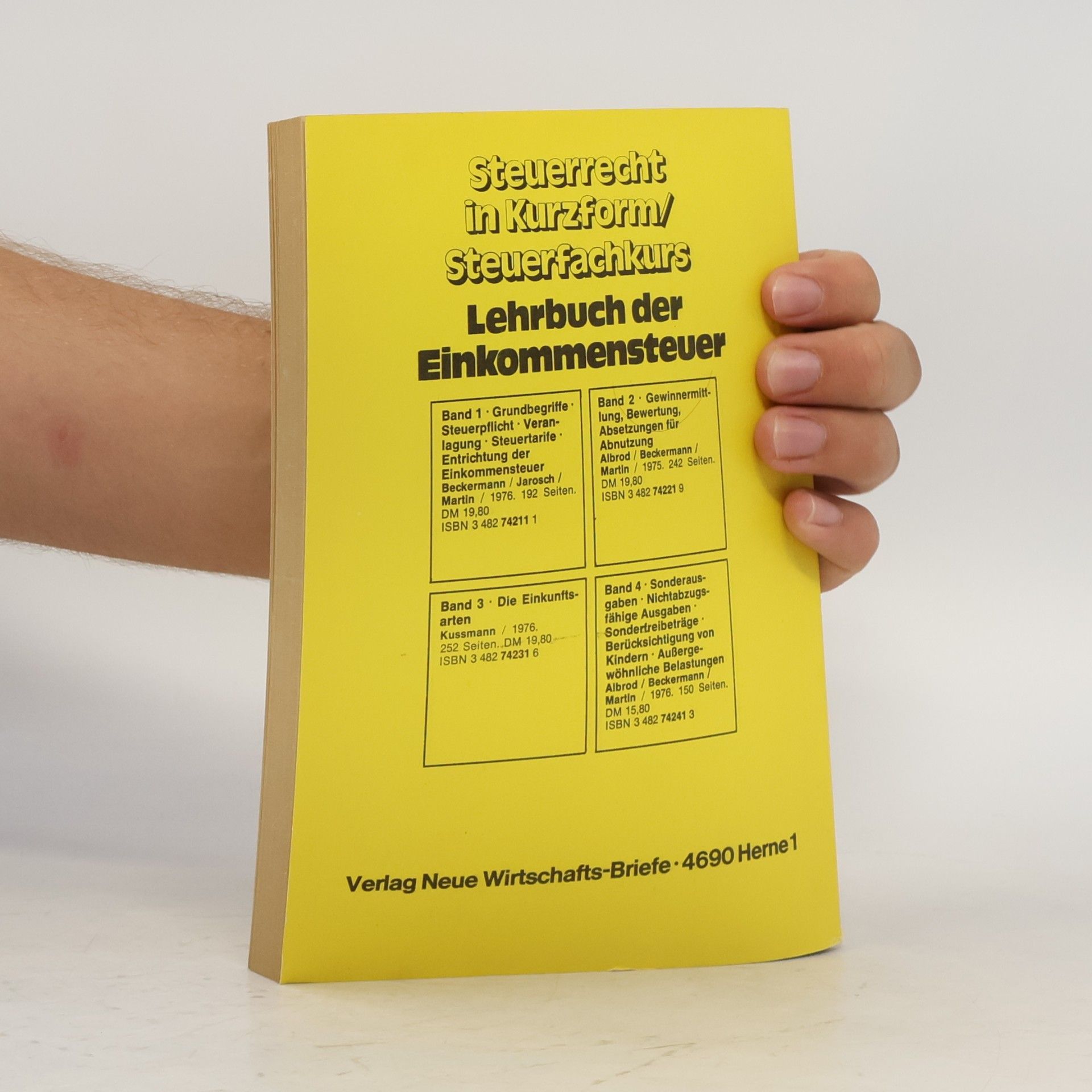 Autorenkollektiv Wichtige Steuergesetze