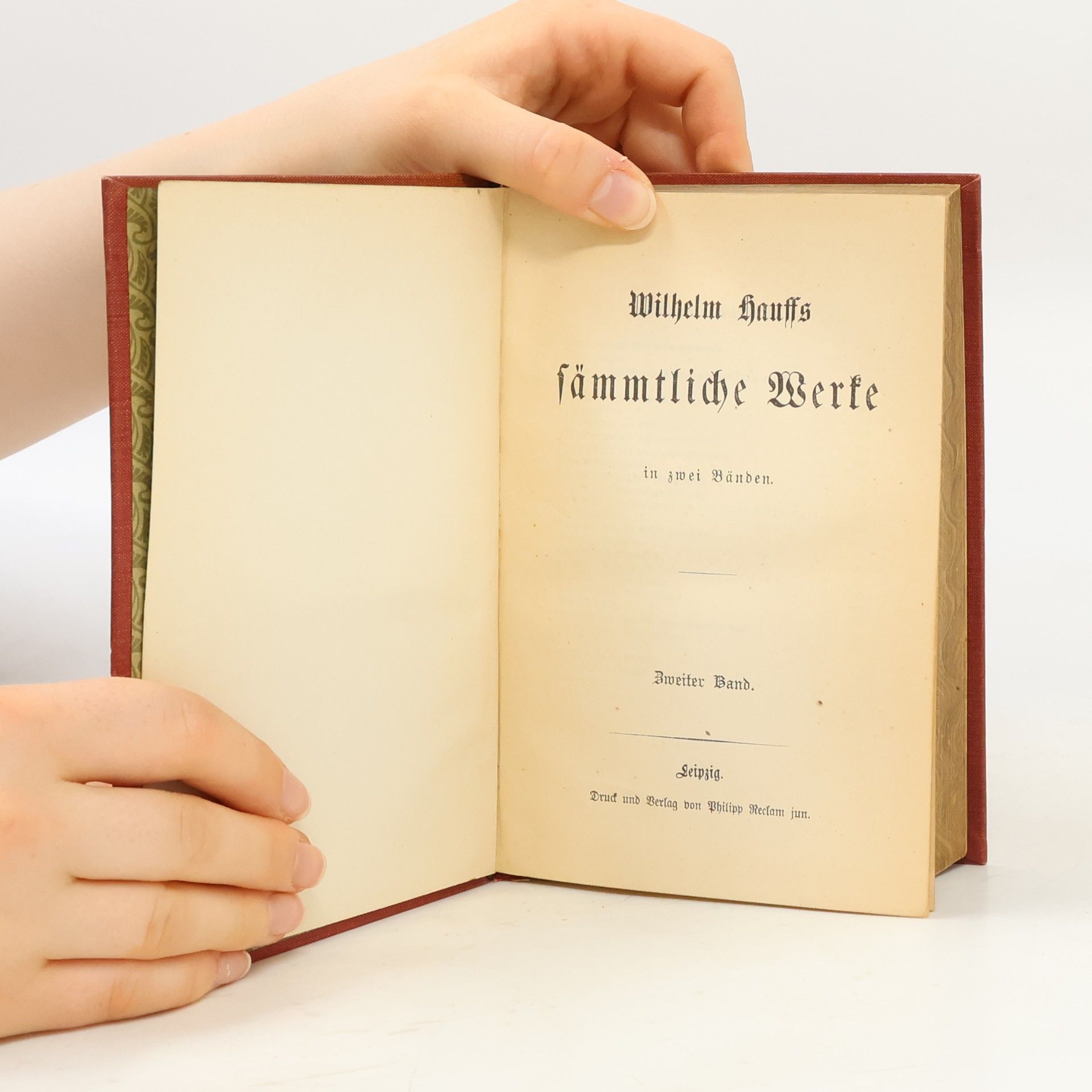 Wilhelm Hauff Sämmtliche Werke in zwei Bänden