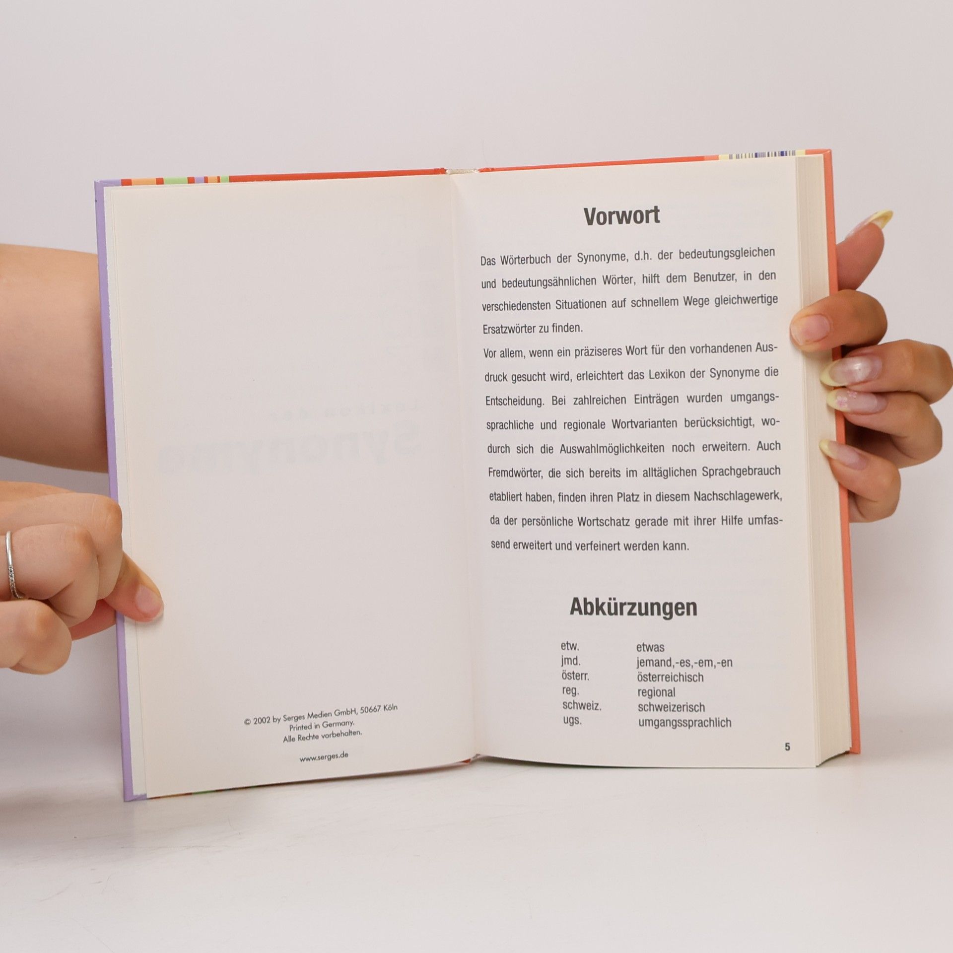 Various authors Lexikon der Synonyme