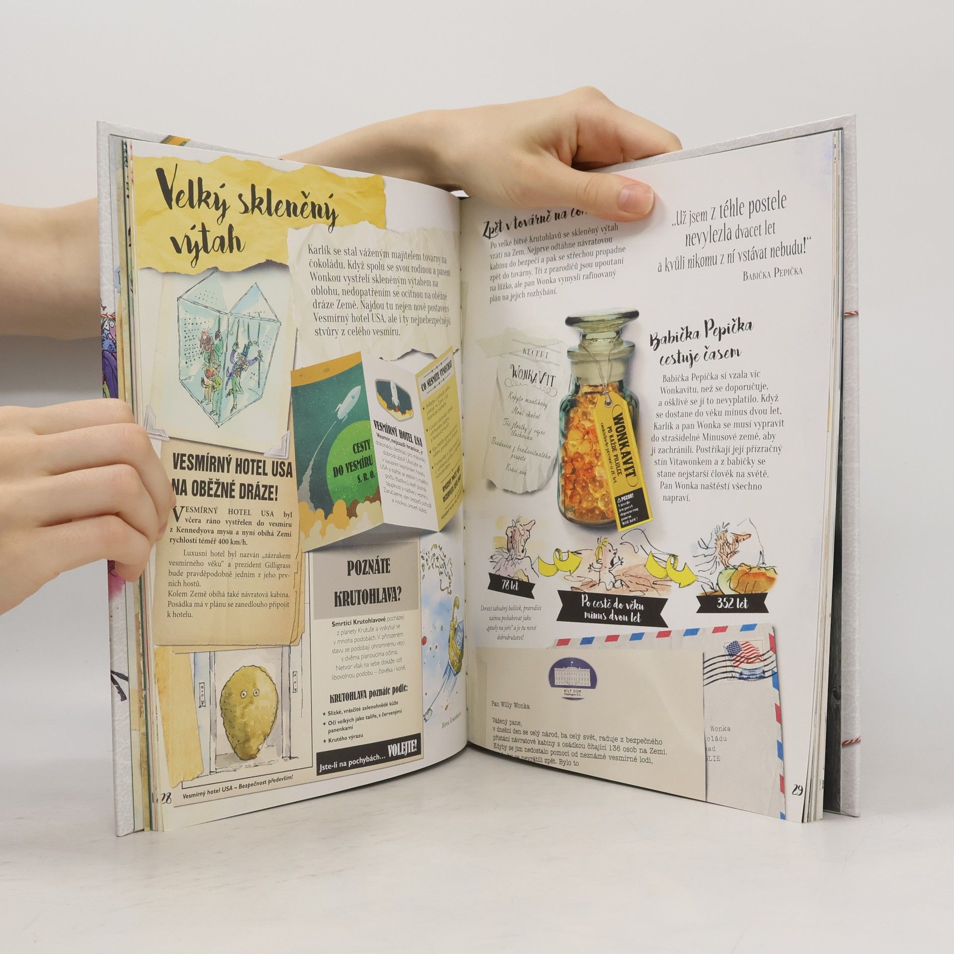 Quentin Blake Čarokrásnické světy Roalda Dahla