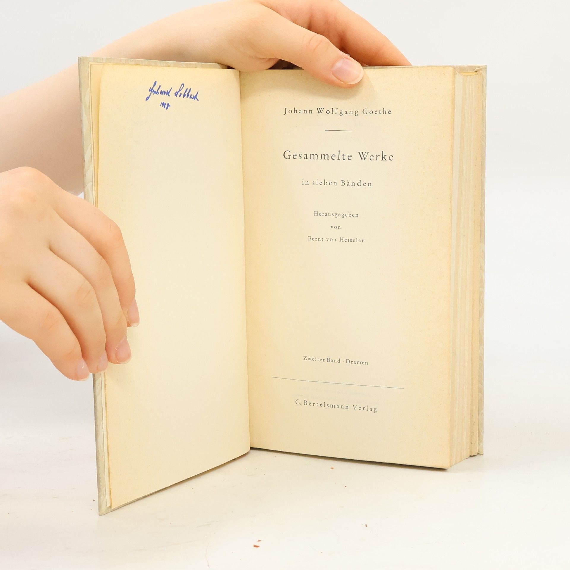 Johann Wolfgang von Goethe Gesammelte Werke in sieben Bänden. Band 2