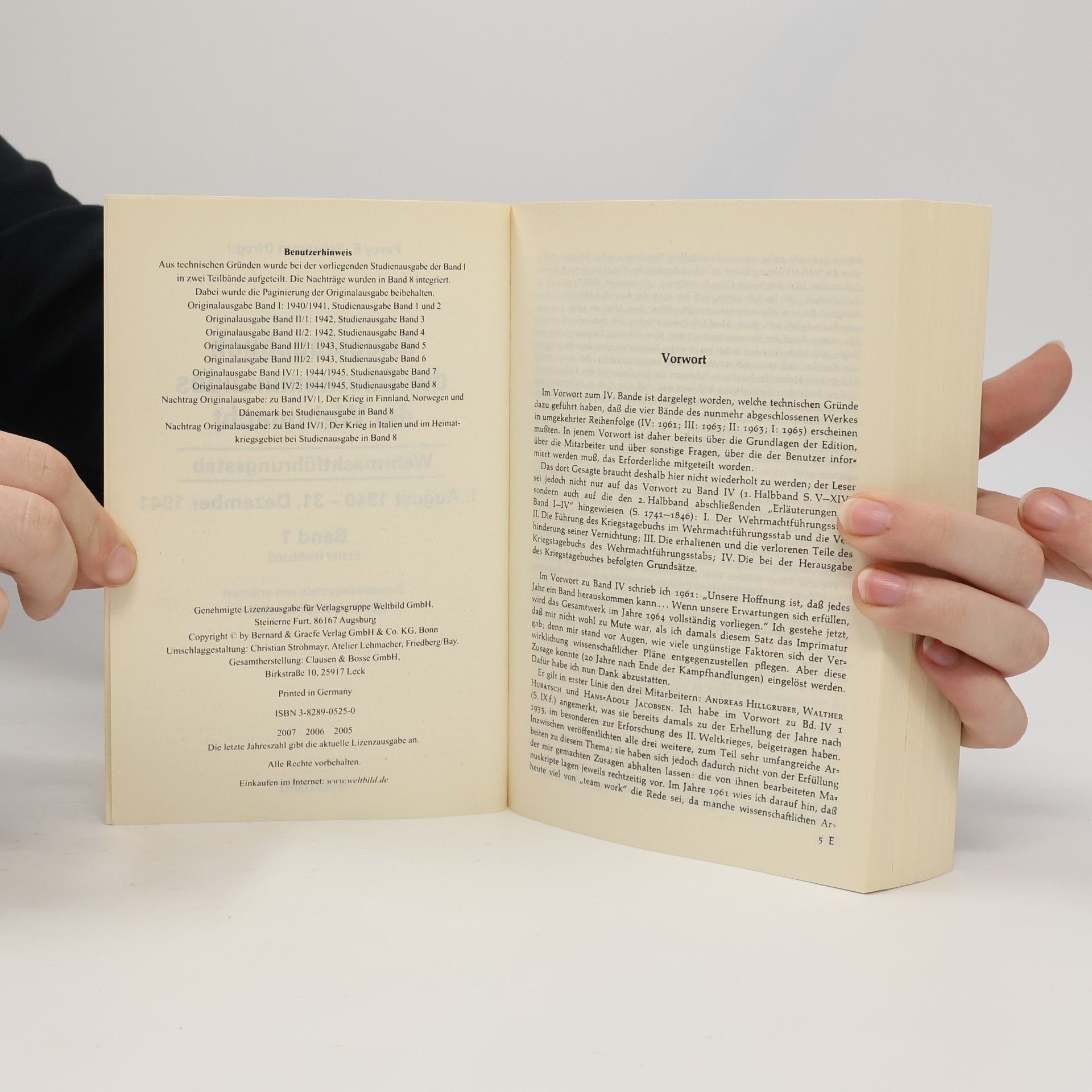 Percy Ernst Schramm Kriegstagebuch des OKW. 1940-1941, Band I. Teilband 1