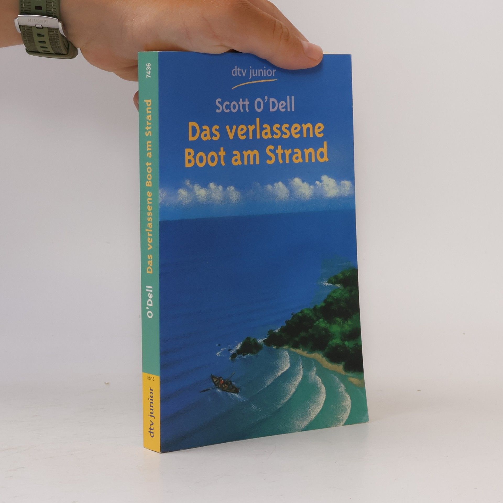 Scott O'Dell Das verlassene Boot am Strand