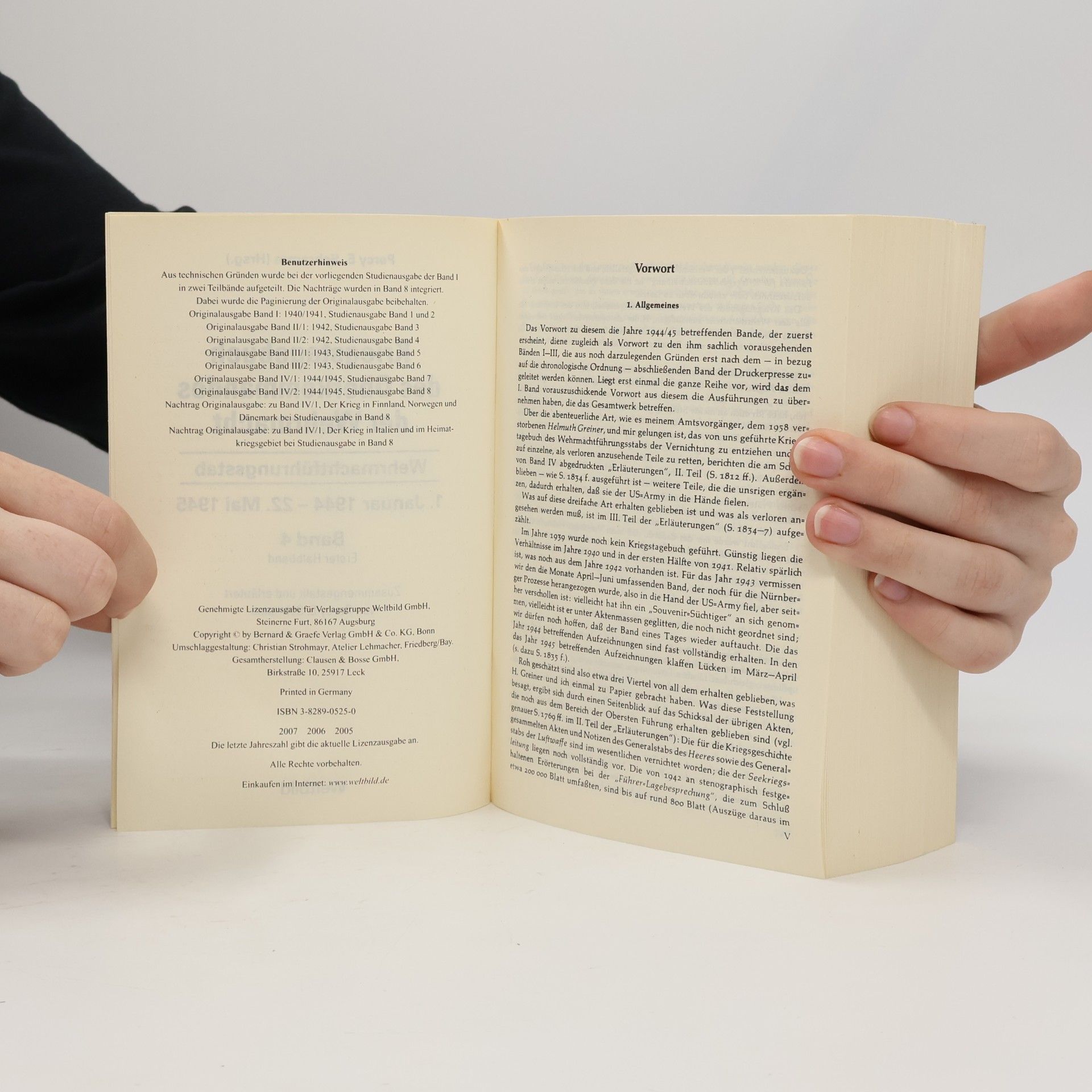 Percy Ernst Schramm Kriegstagebuch des OKW 1944-1945. Band 4. Teilband 1
