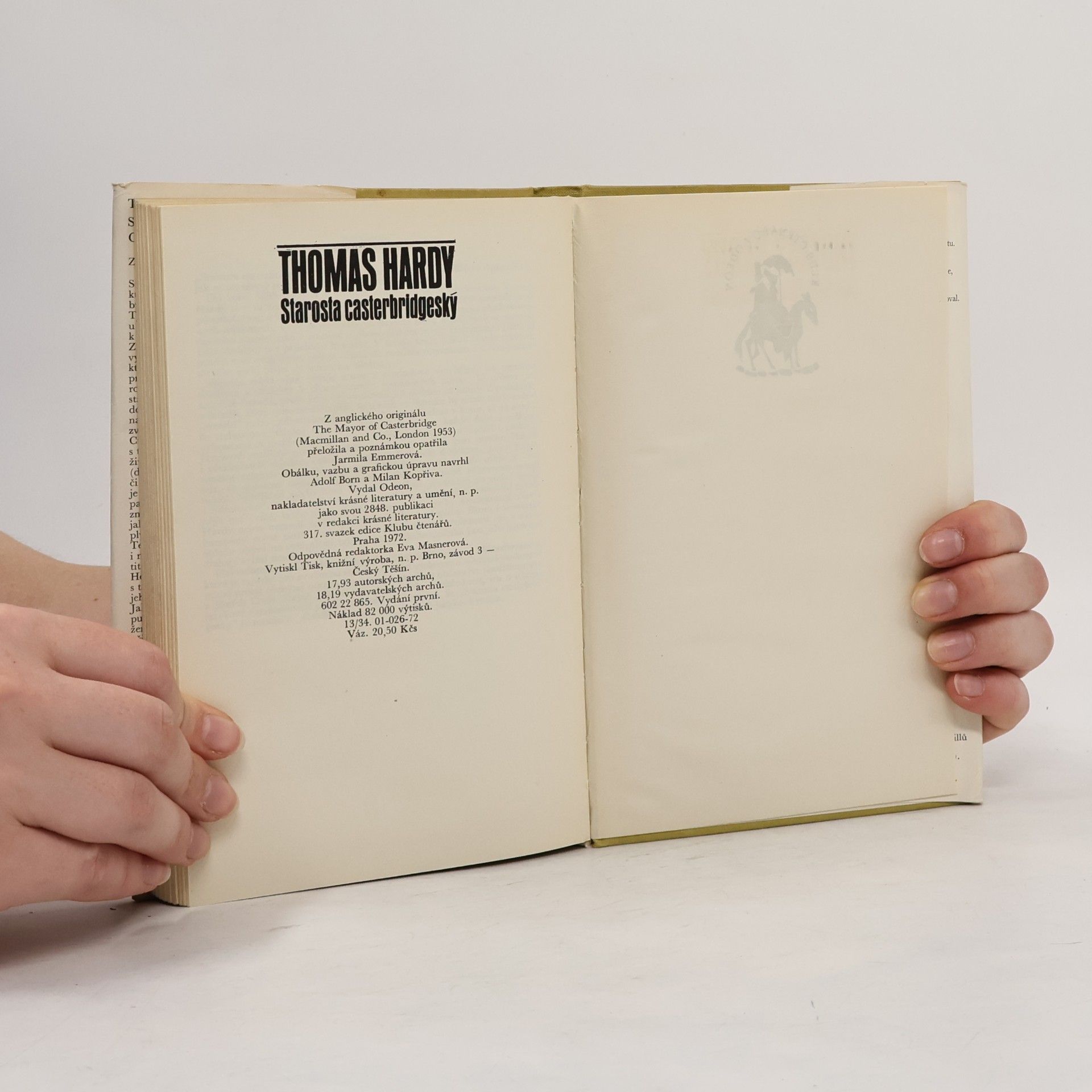 Thomas Hardy Starosta casterbridgeský