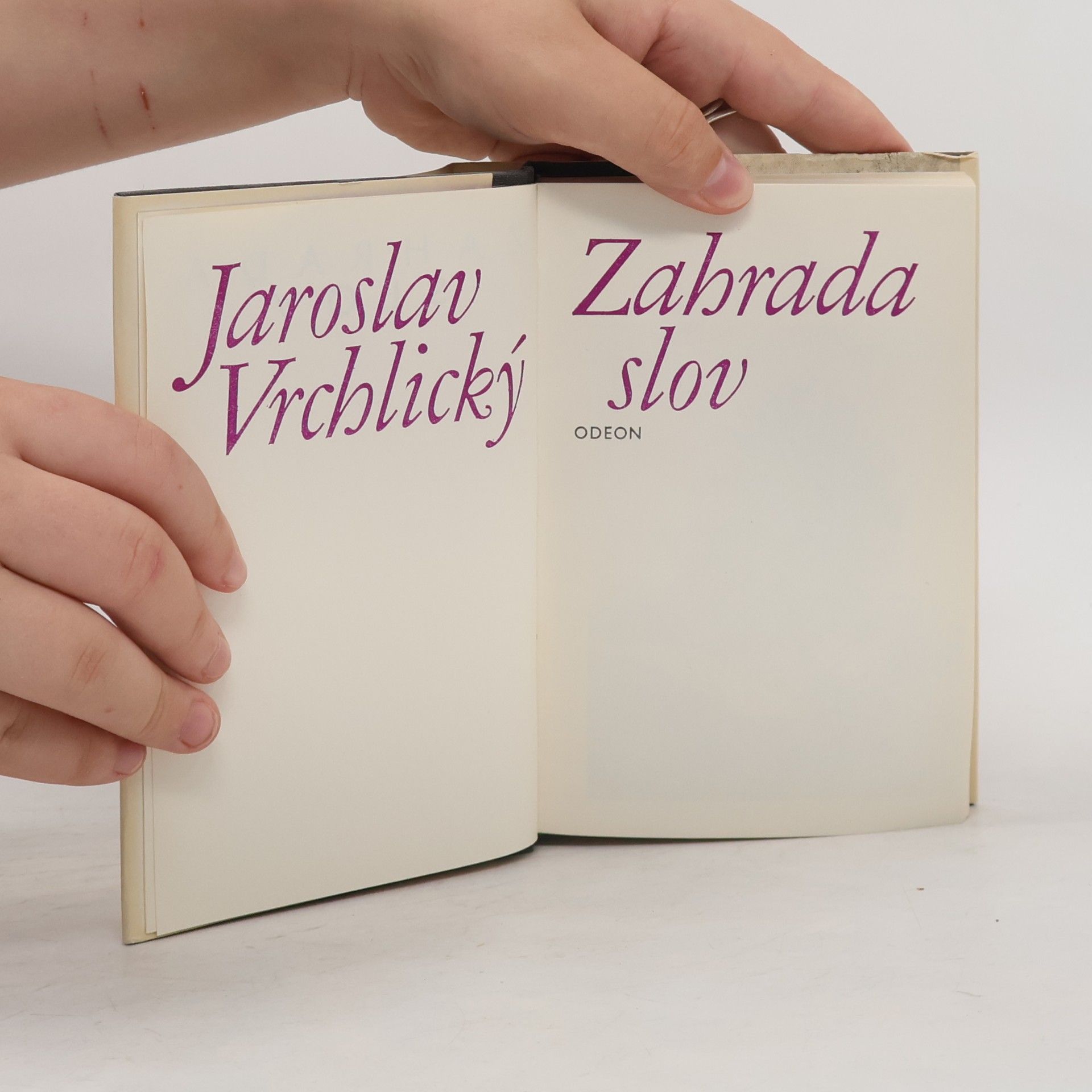Jaroslav Vrchlický Zahrada slov