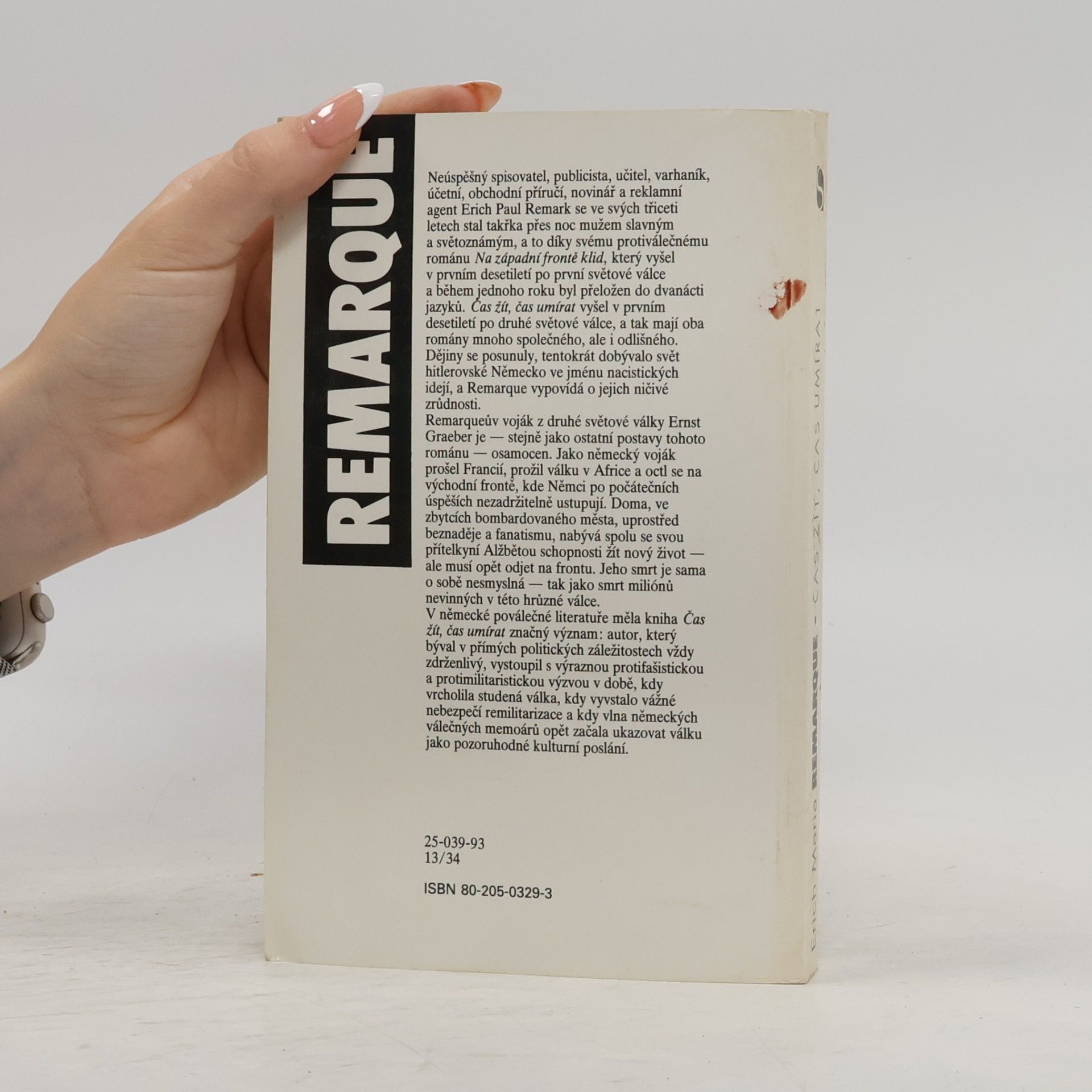 Erich Maria Remarque Čas žít, čas umírat