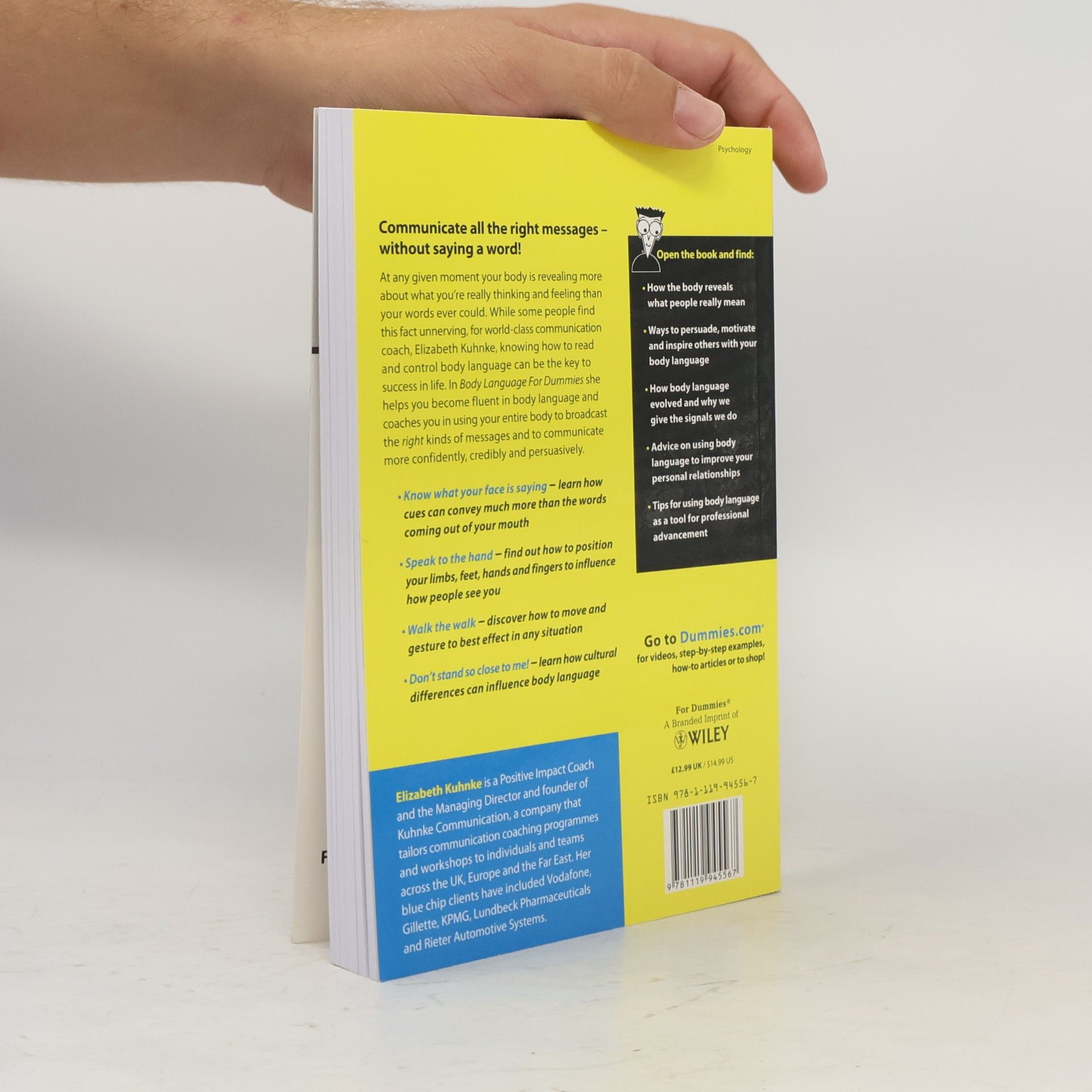 Elizabeth Kuhnke Body Language For Dummies