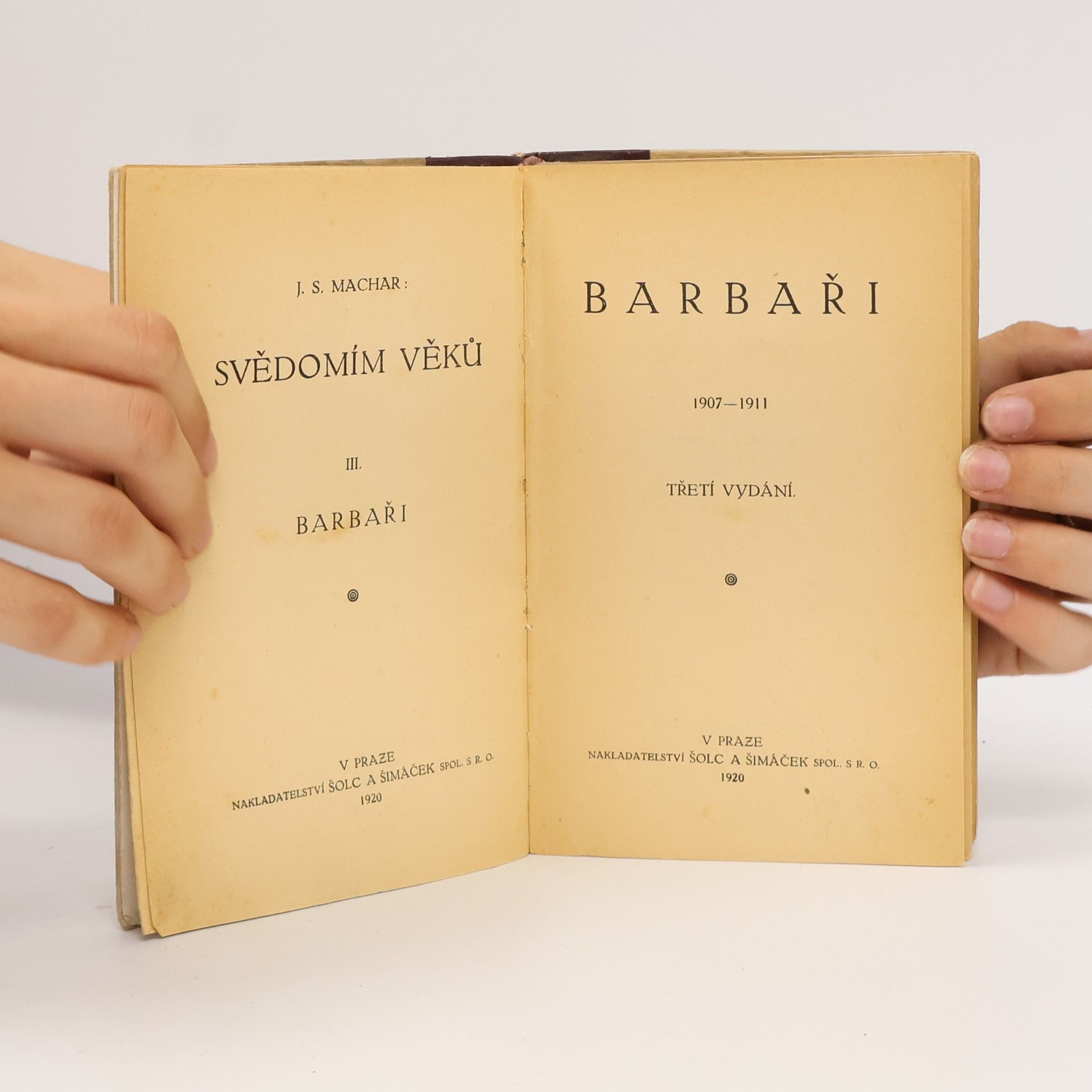 Josef Svatopluk Machar Barbaři