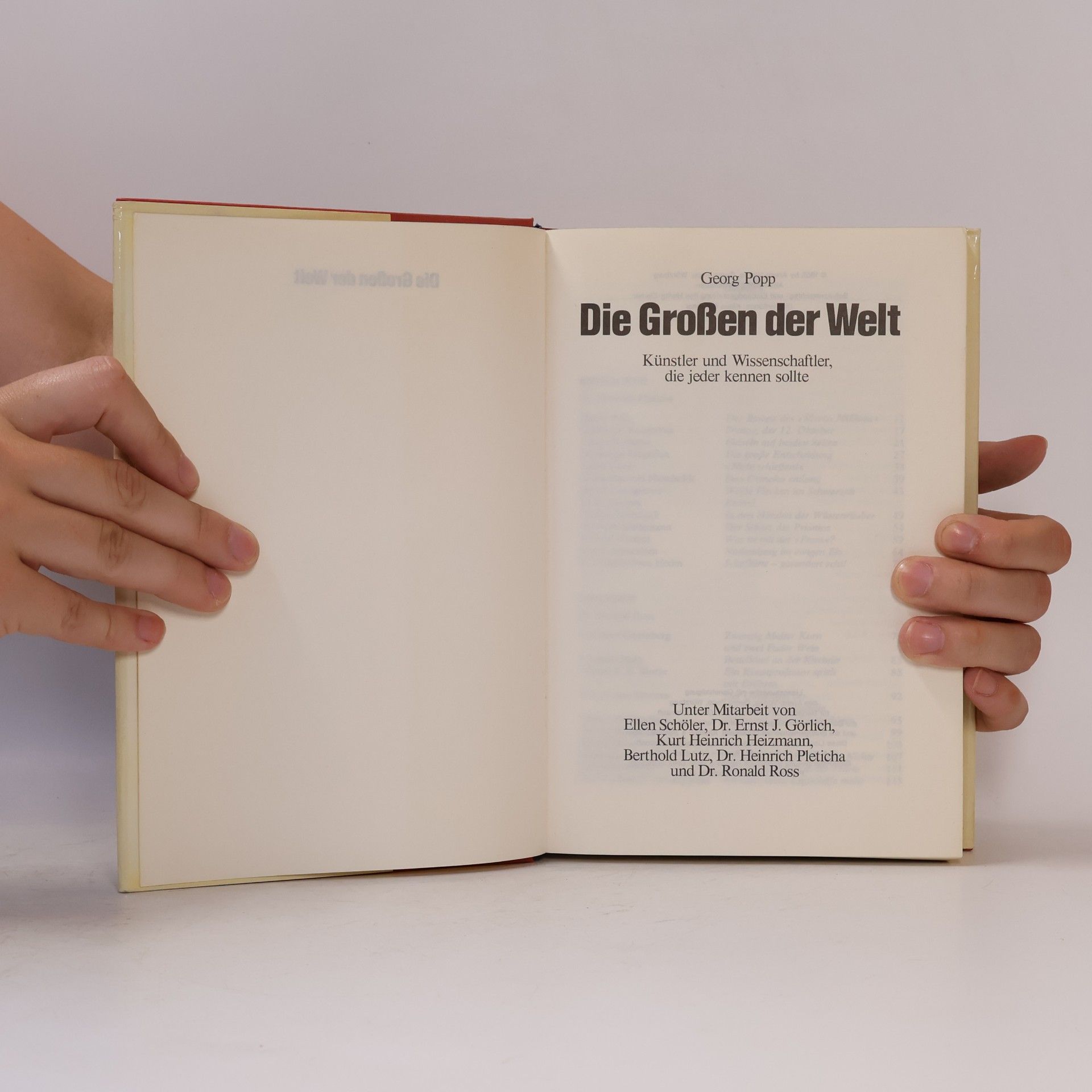 Georg Popp Die Großen der Welt
