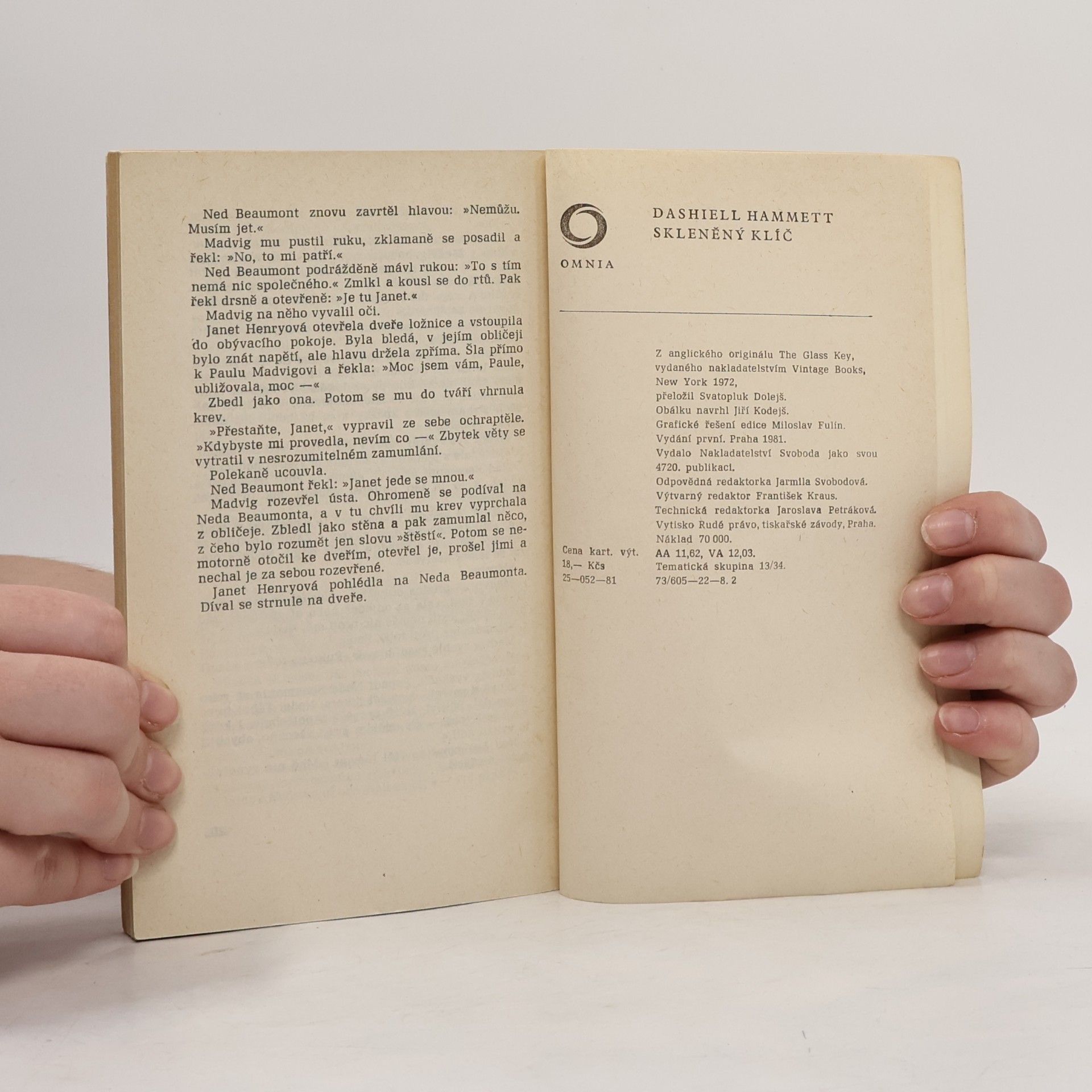 Dashiell Hammett Skleněný klíč