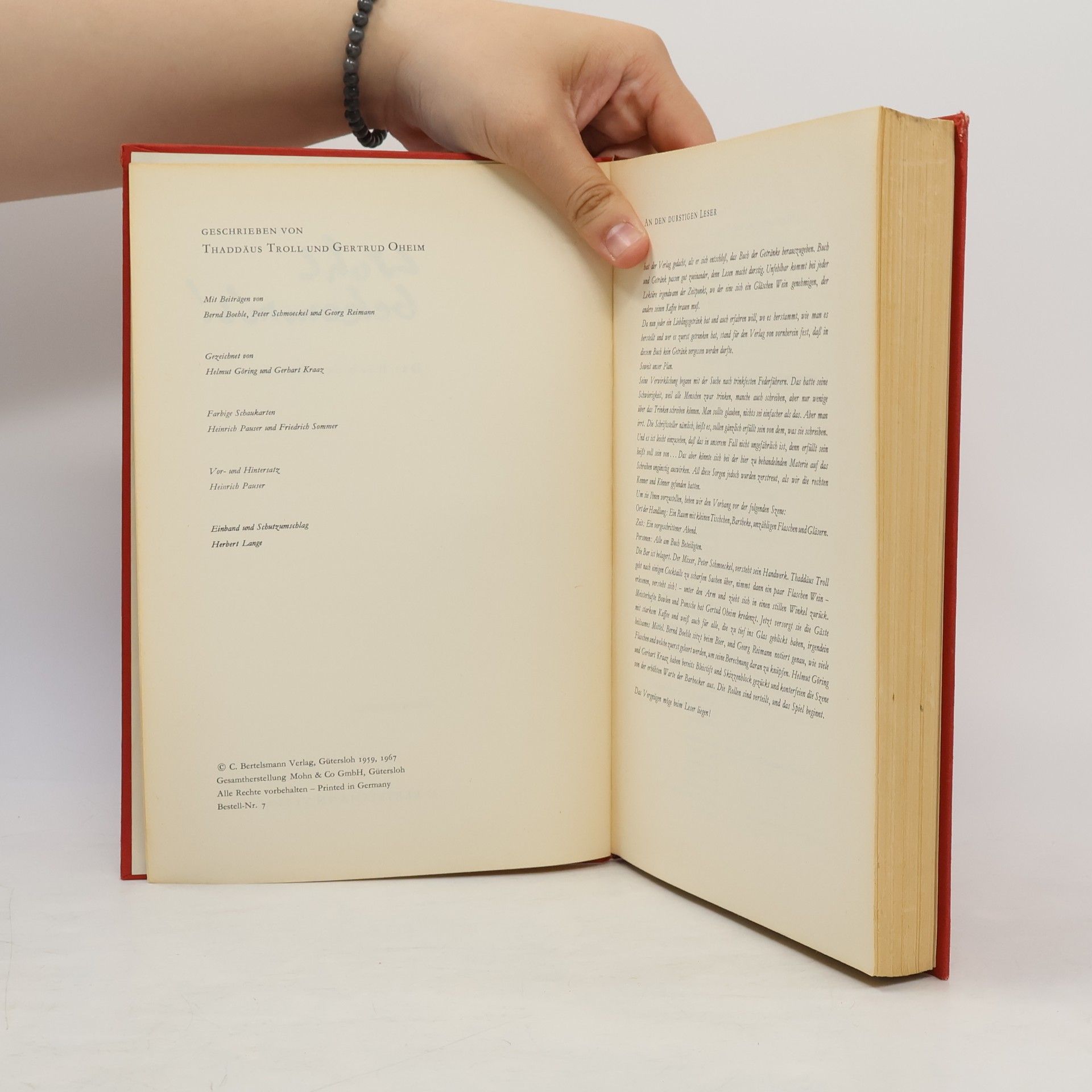 Thaddäus Troll Wohl bekomm’s! Das Buch der Getränke