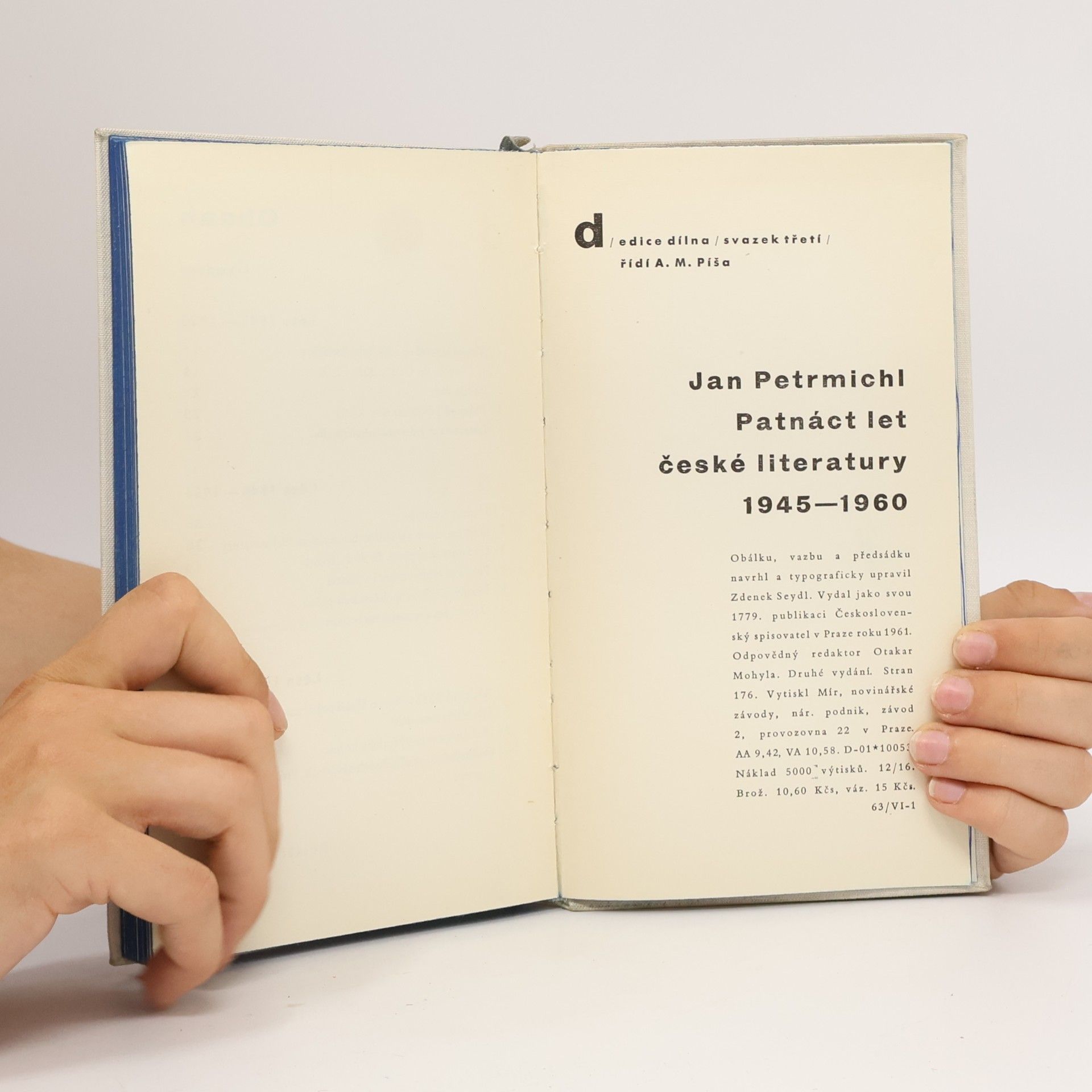 Jan Petrmichl Patnáct let české literatury 1945 - 1960