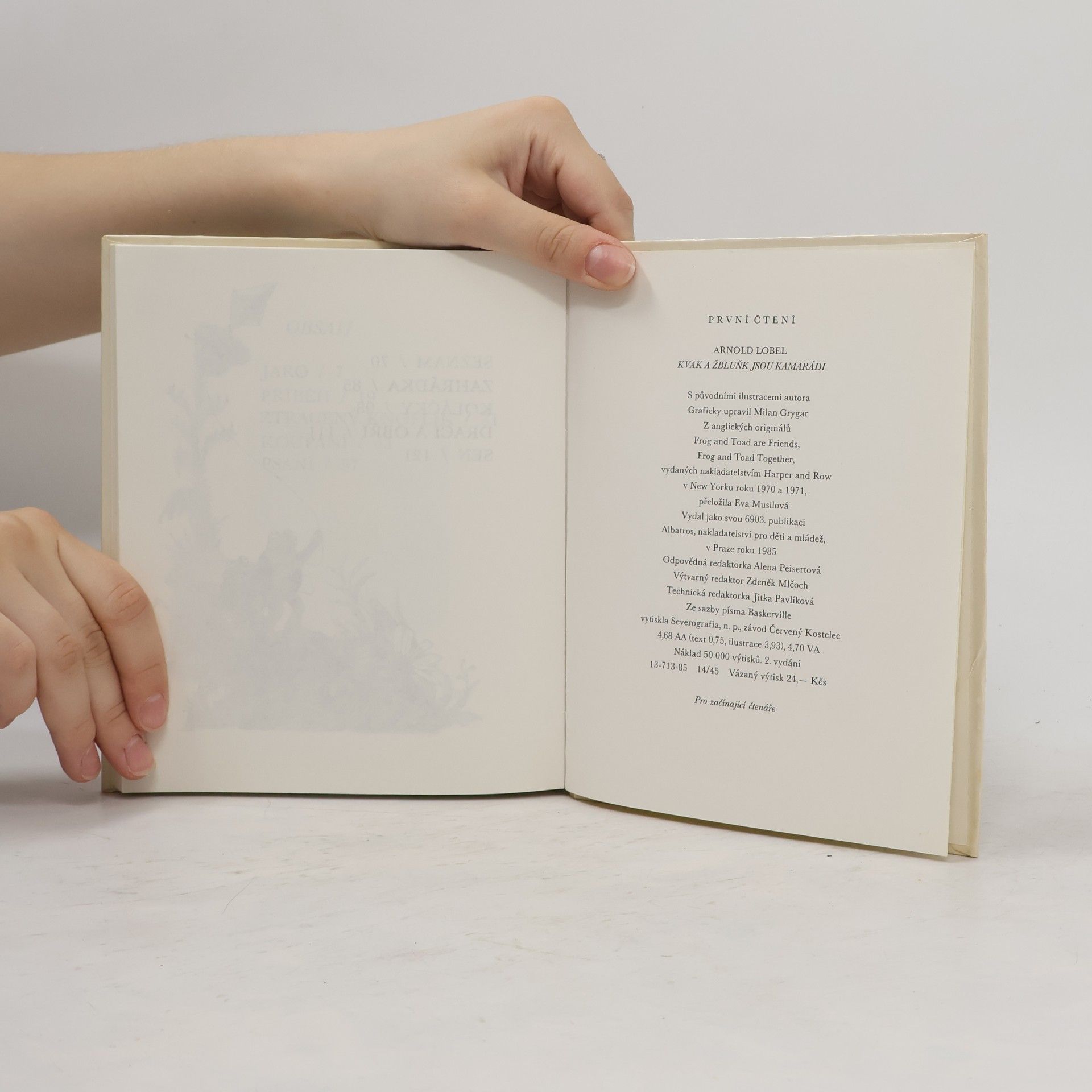 Arnold Lobel Kvak a Žbluňk jsou kamarádi