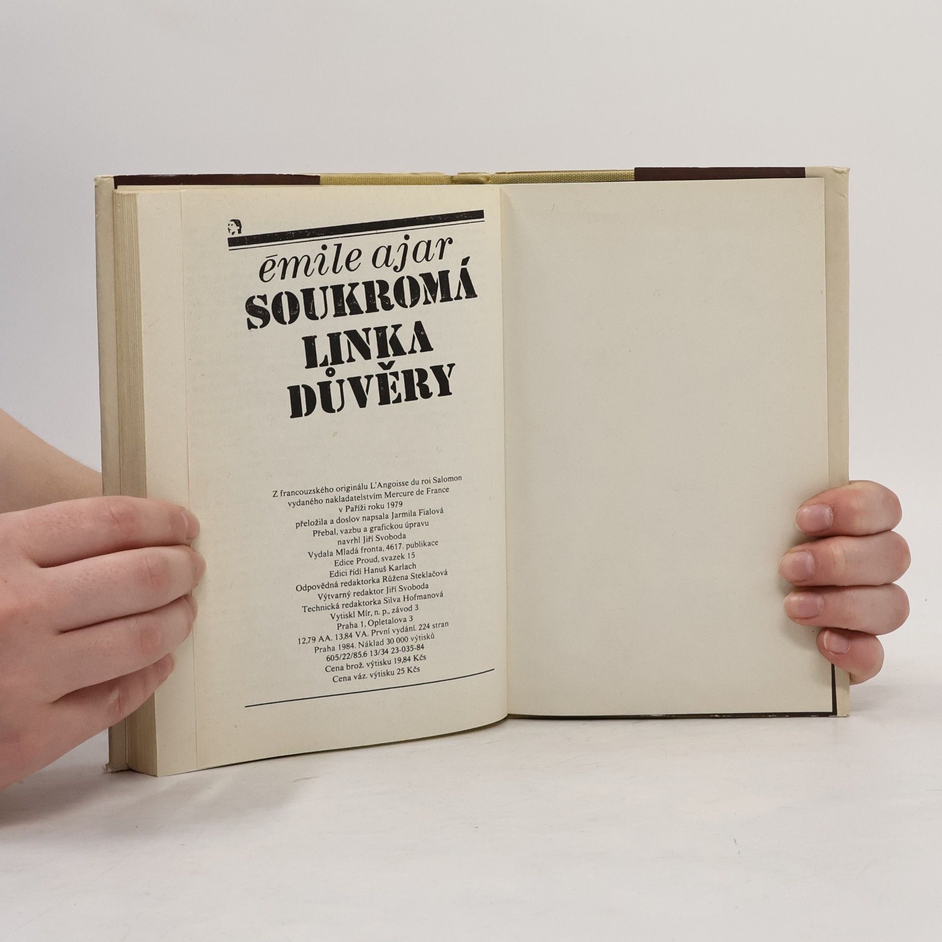 Romain Gary Soukromá linka důvěry