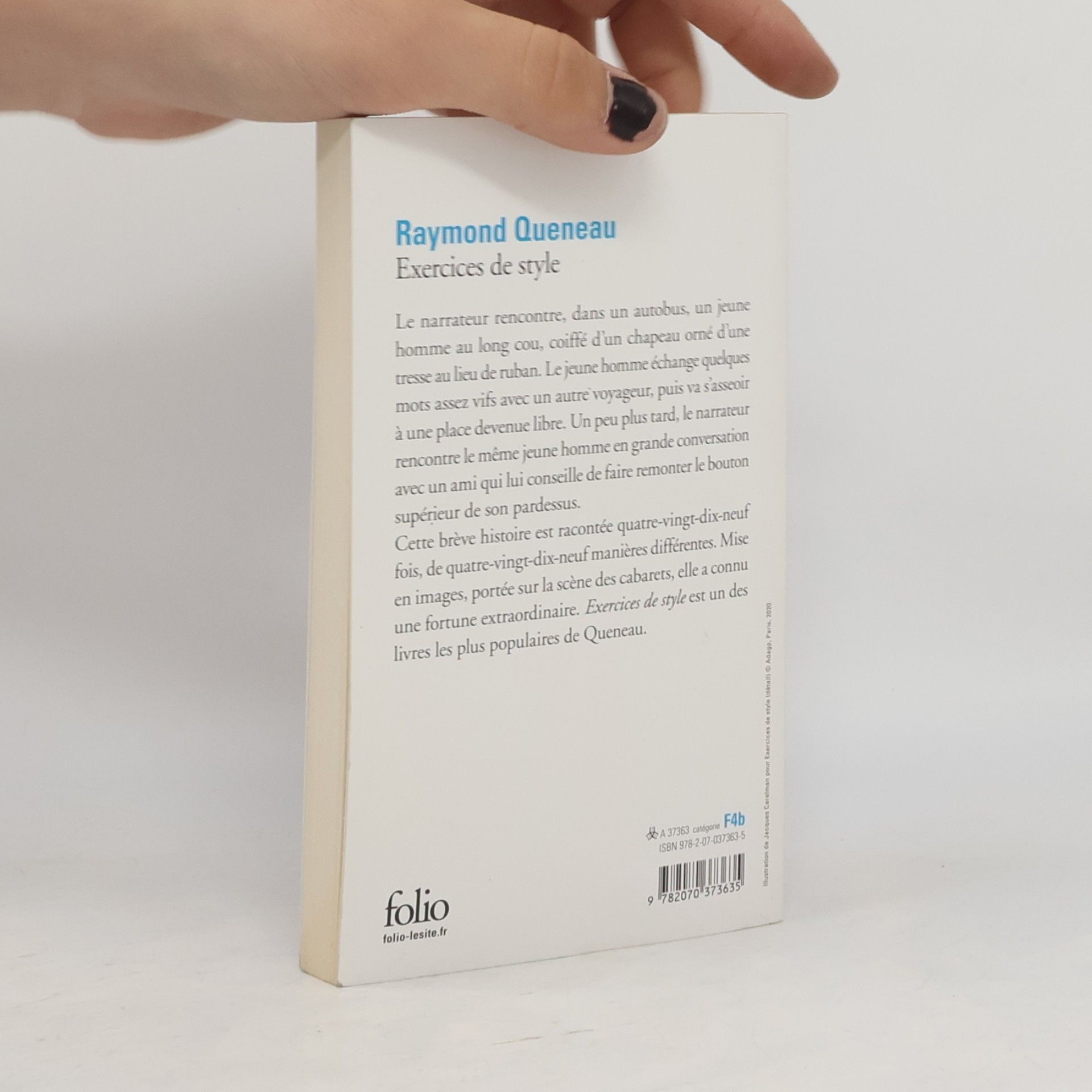 Raymond Queneau Exercices de style