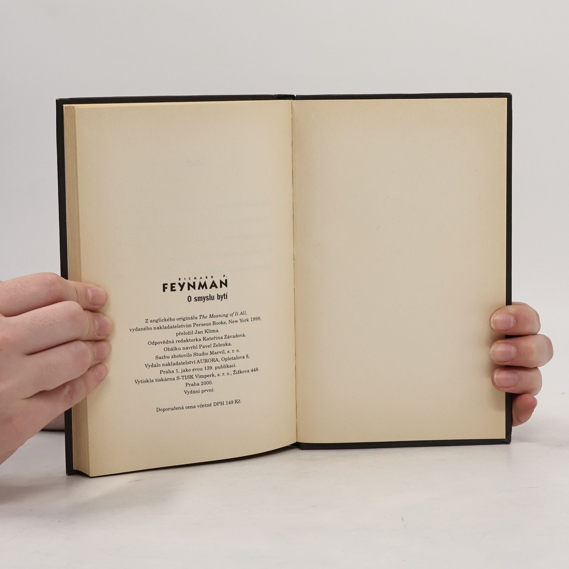 Richard Phillips Feynman O smyslu bytí