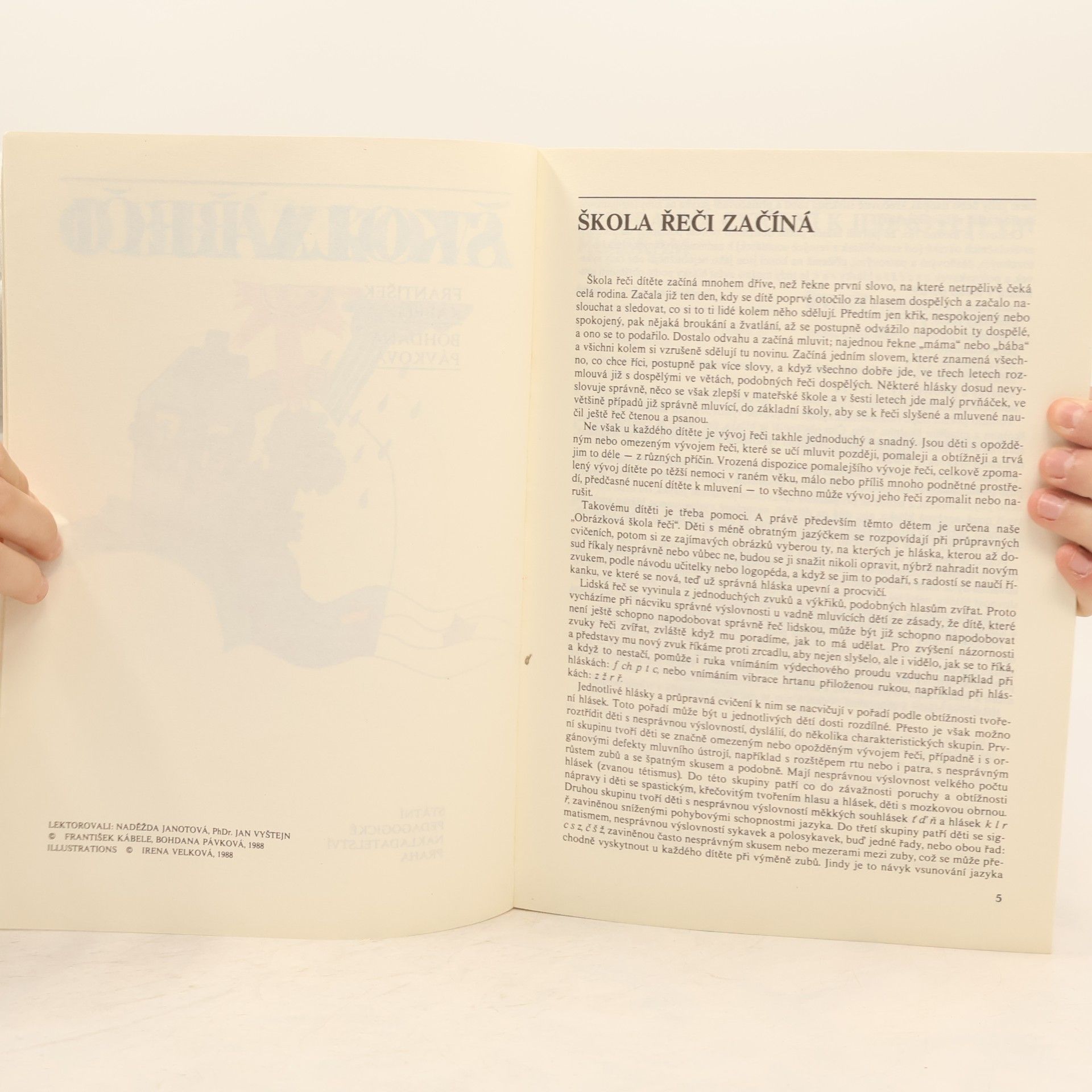 František Kábele Obrázková škola řeči