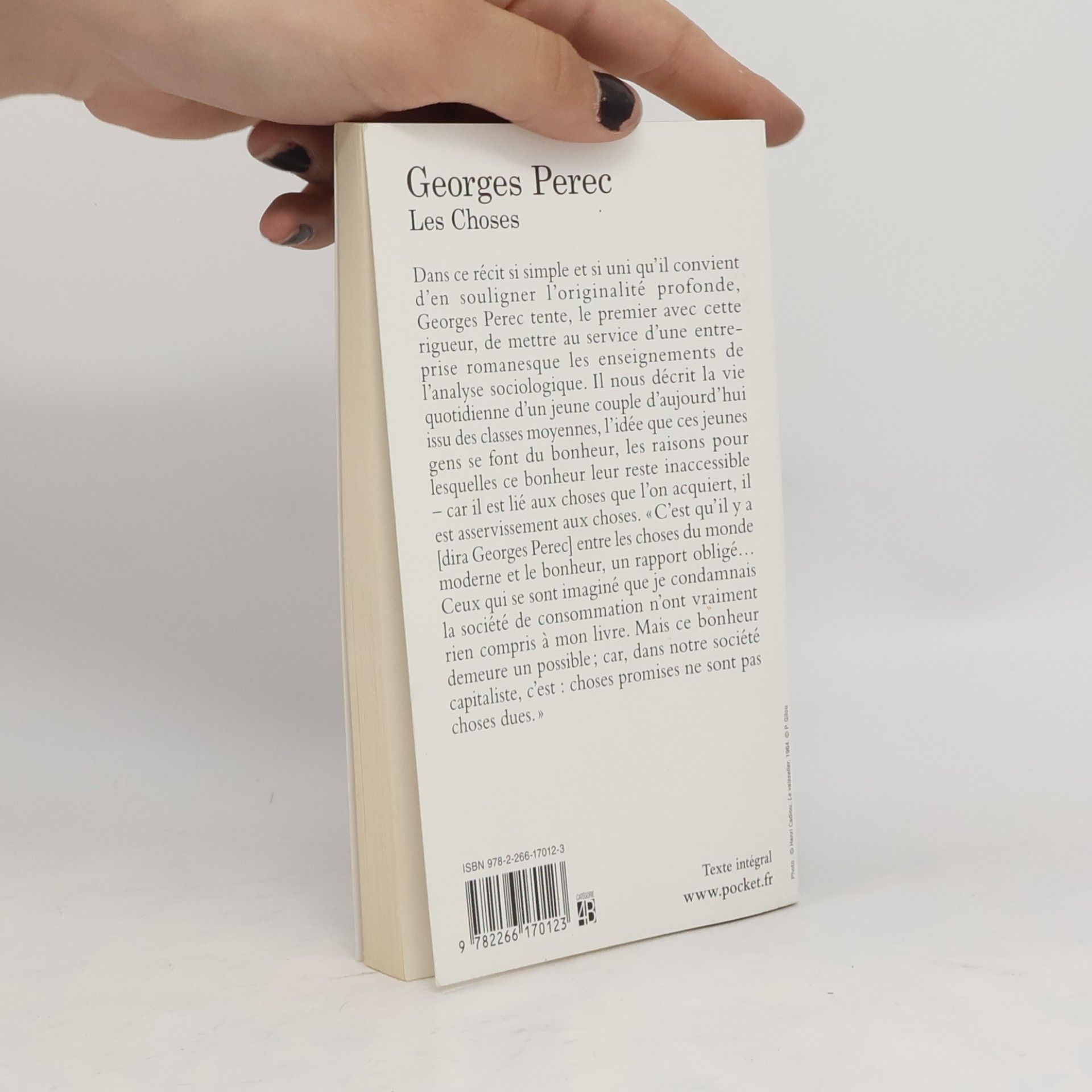 Georges Perec Les choses