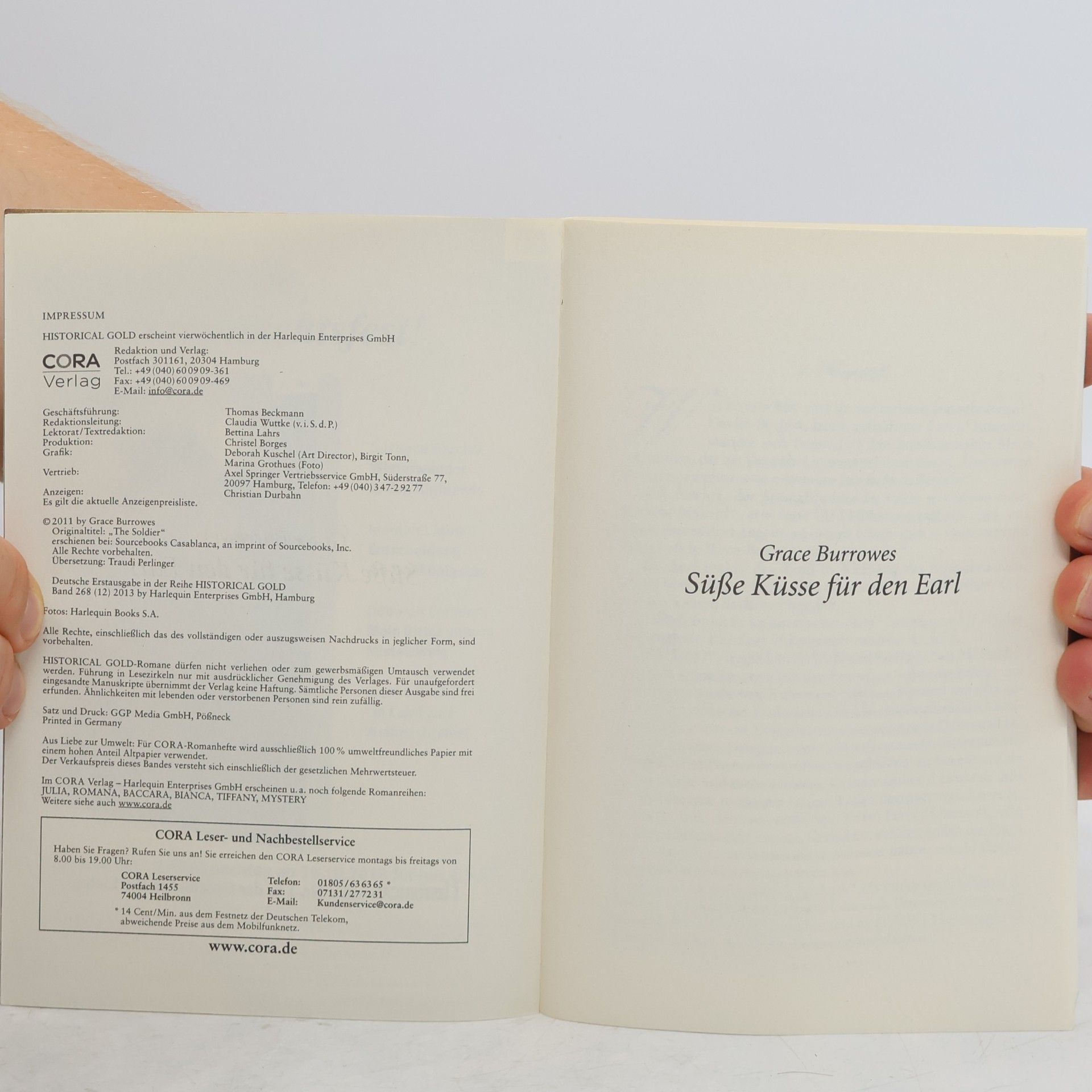 Grace Burrowes Süße Küsse für den Earl