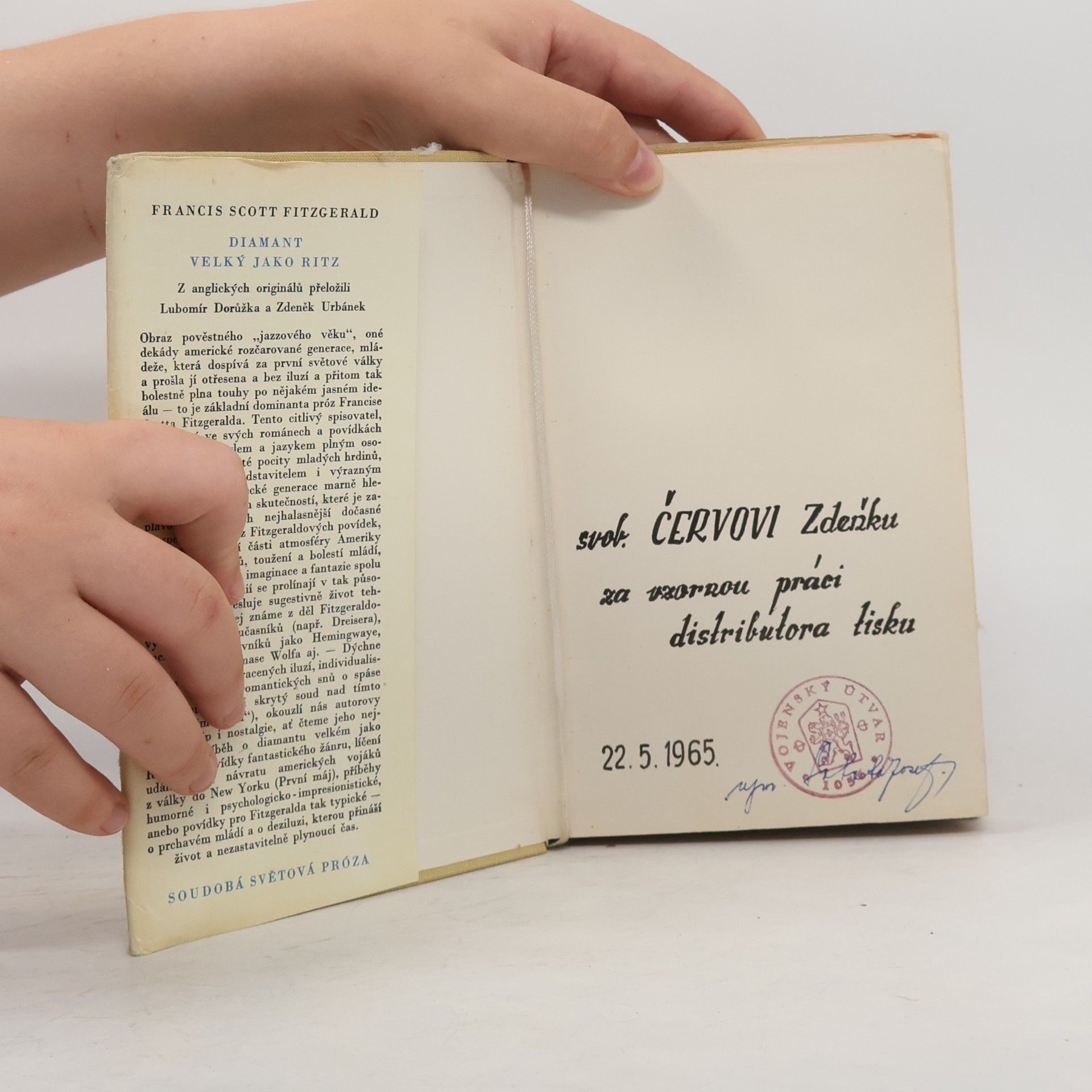 F. Scott Fitzgerald Diamant velký jako Ritz