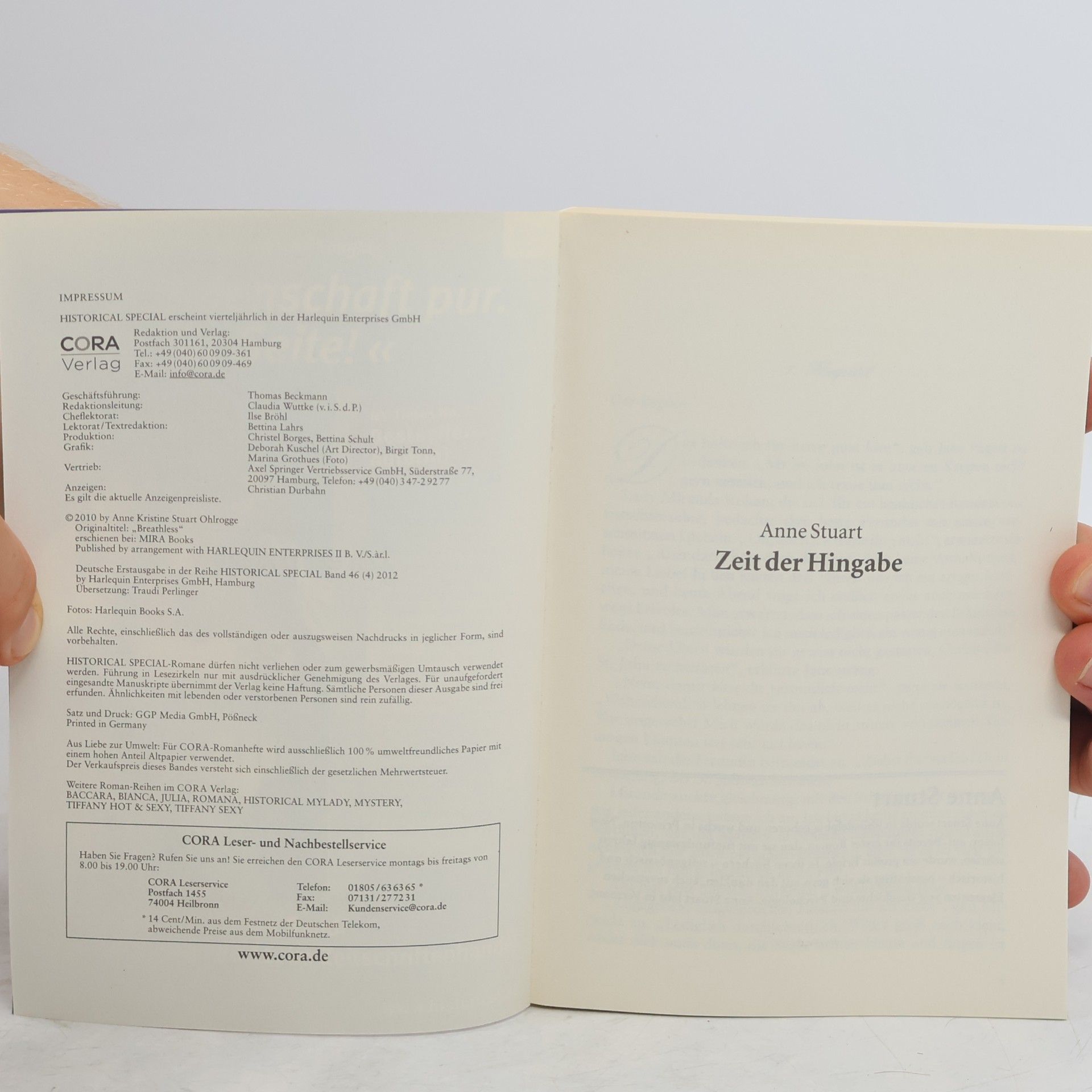 Anne Stuart Zeit der Hingabe
