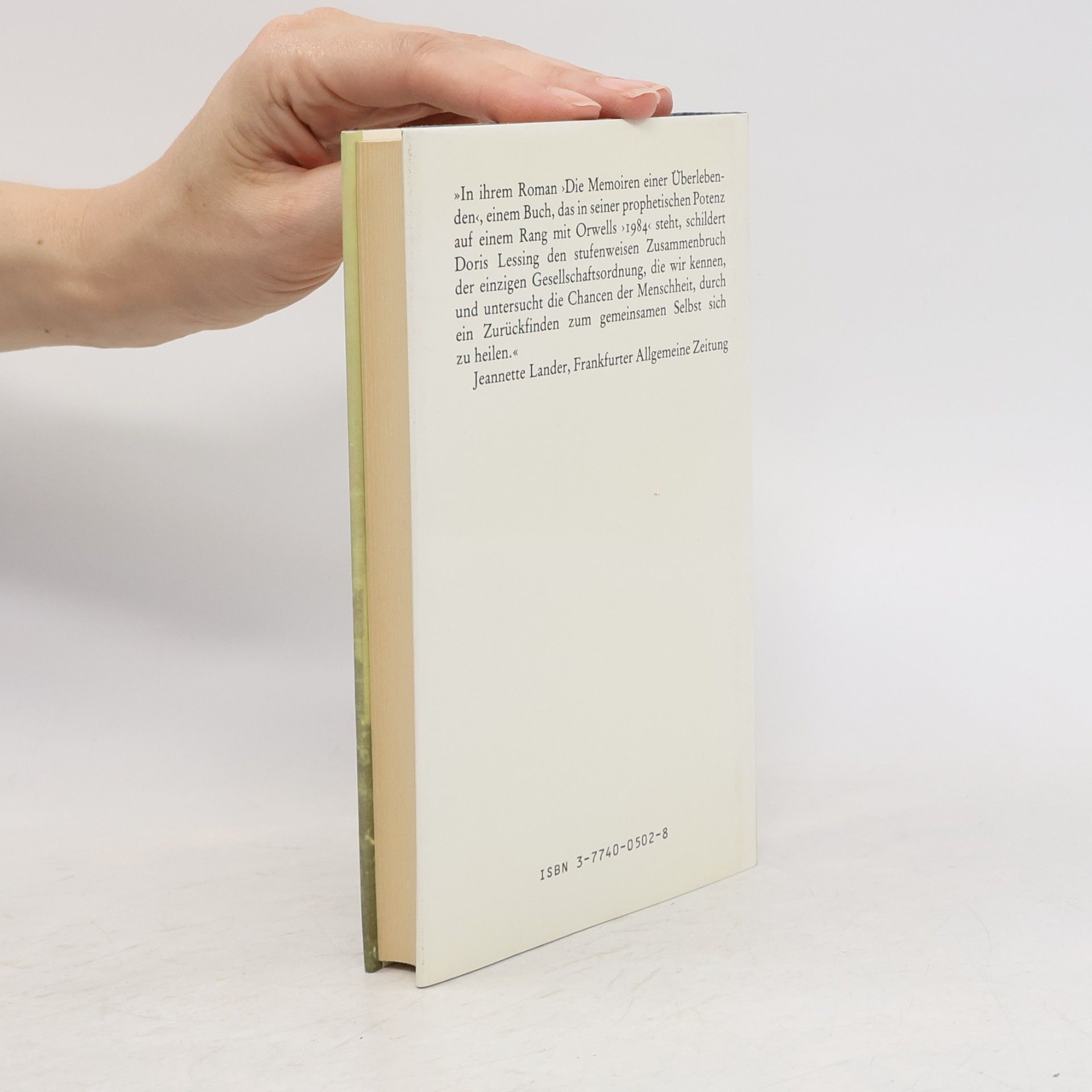 Doris May Lessing Die Memoiren einer Überlebenden
