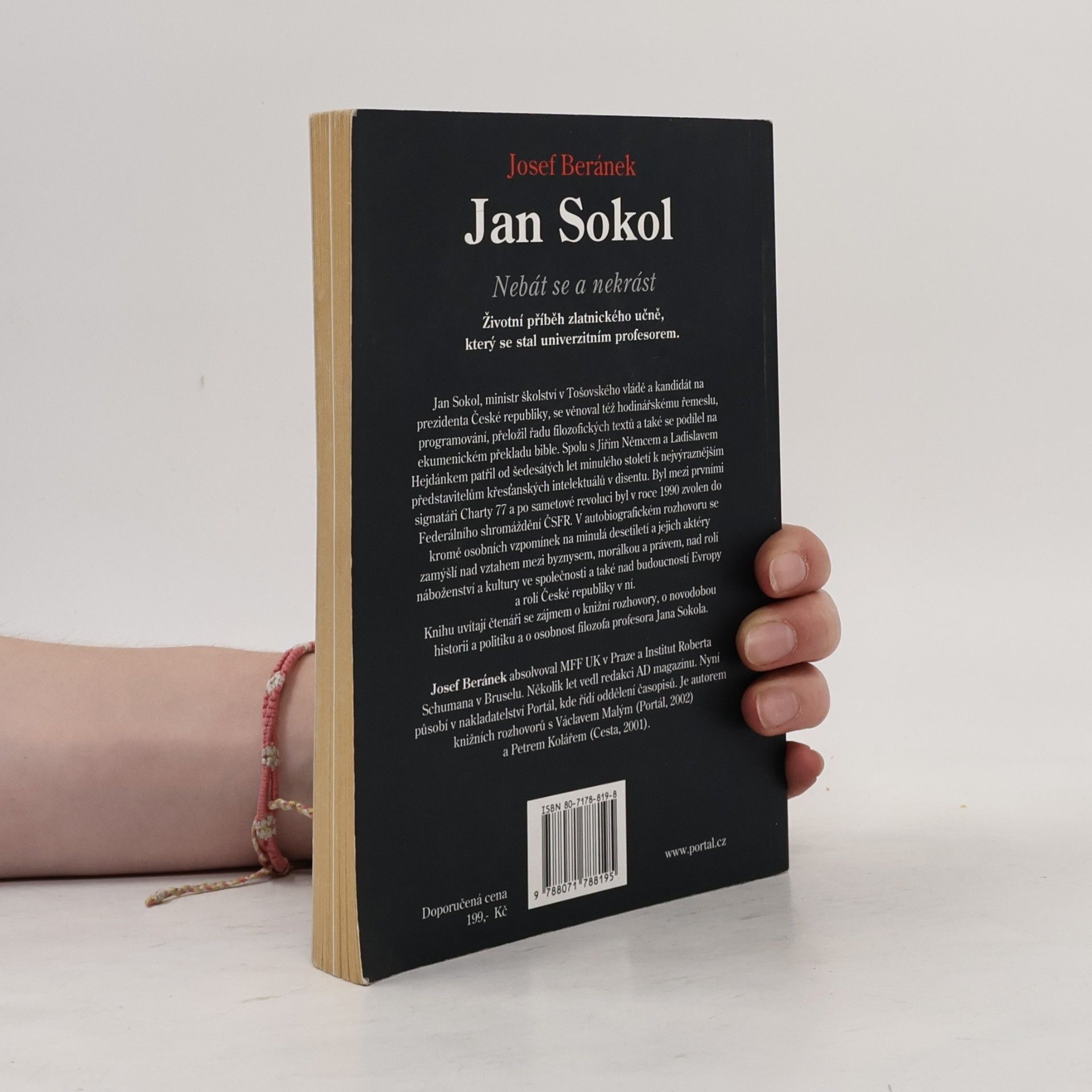 Jan Sokol Jan Sokol: nebát se a nekrást