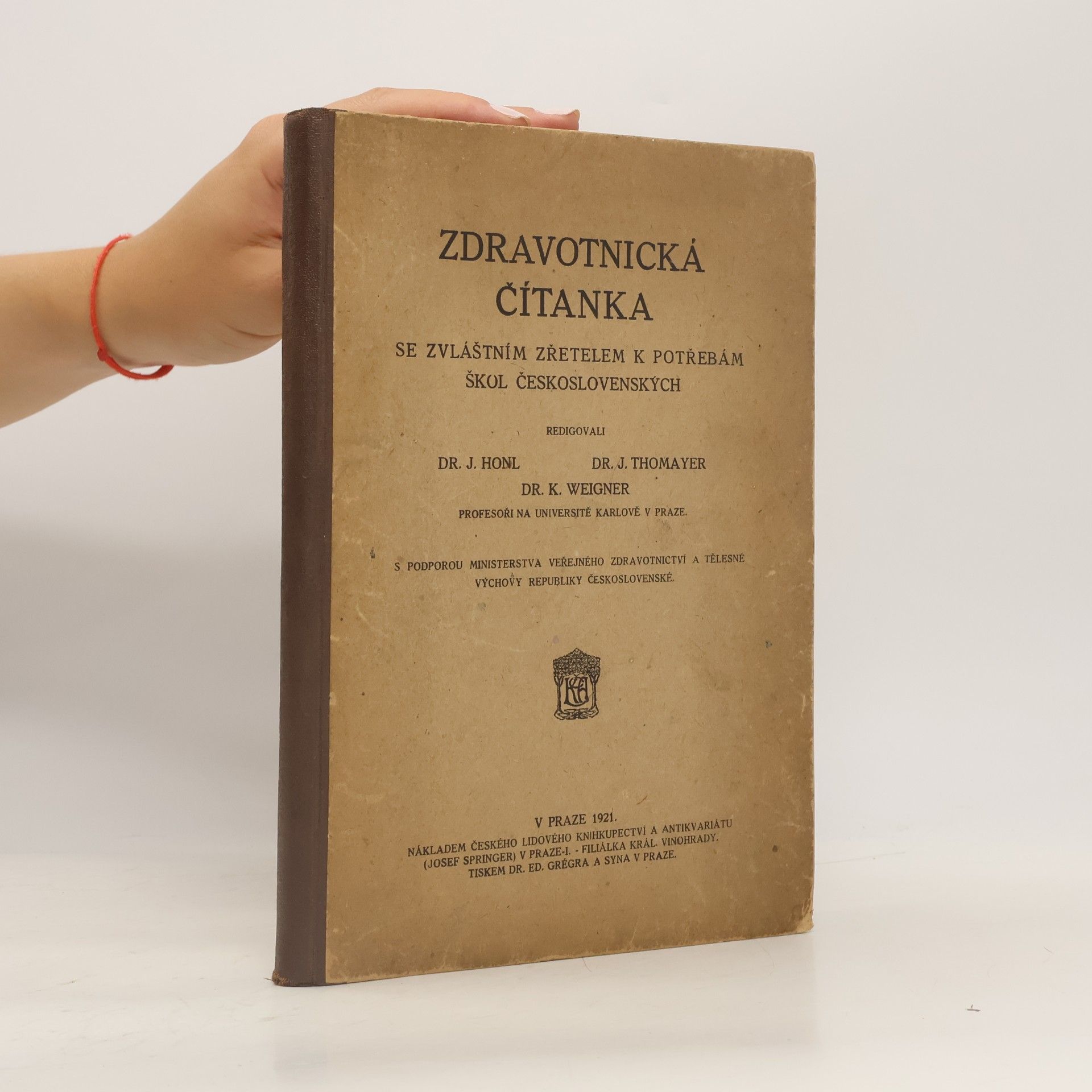 Zdravotnická čítanka se zvláštním zřetelem k potřebám škol československých