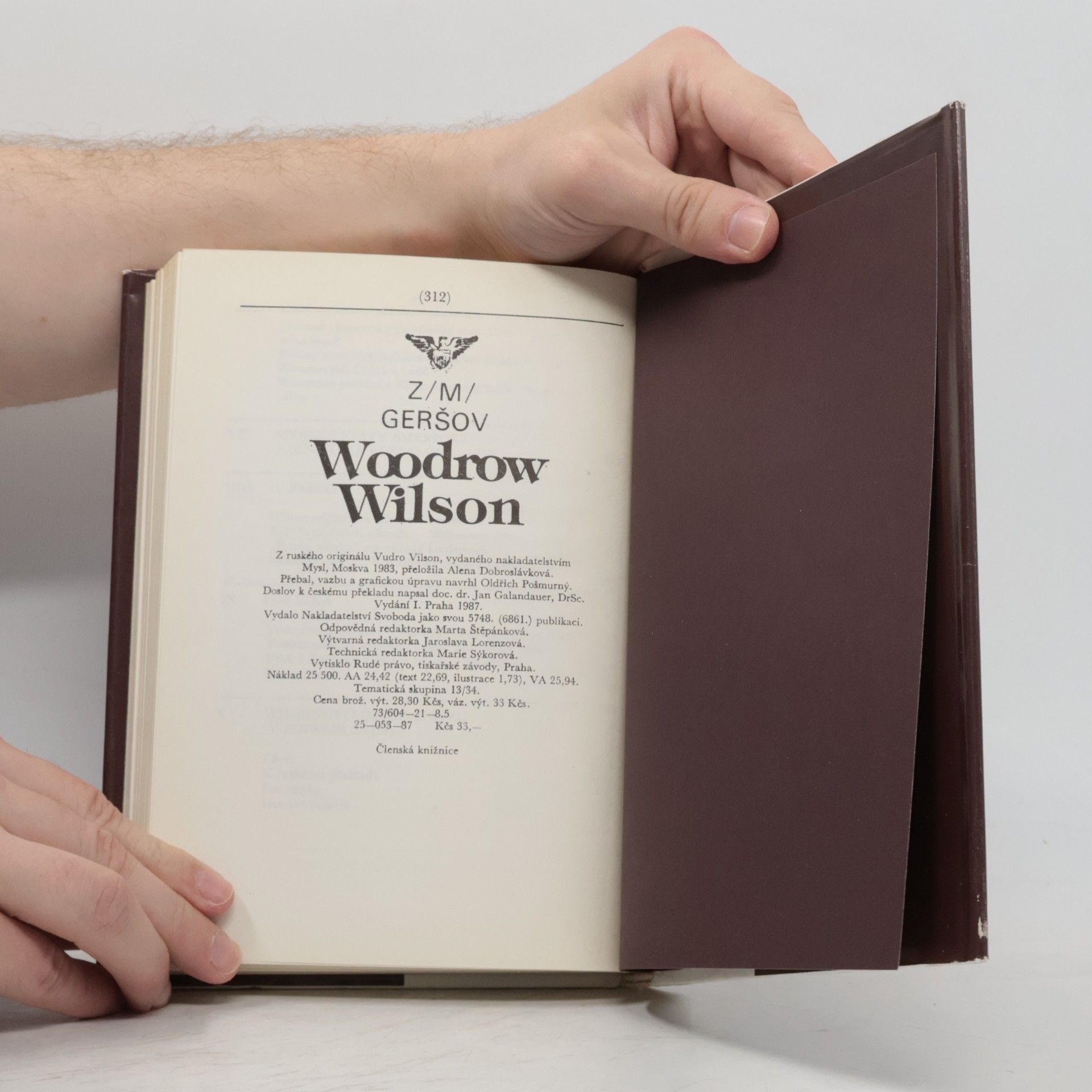 Z. M. Geršov Woodrow Wilson