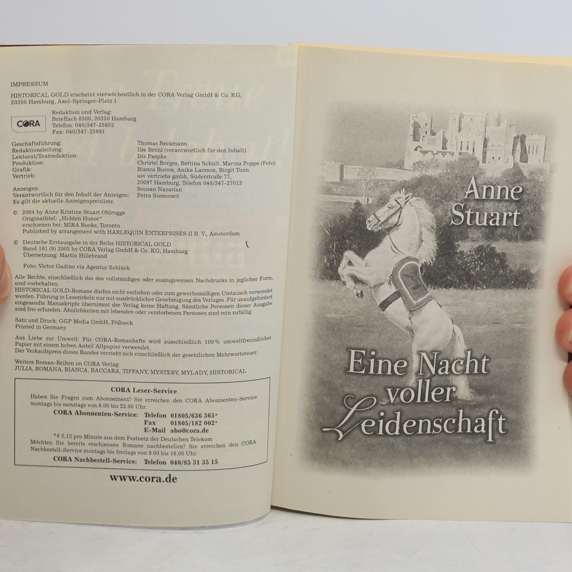 Anne Stuart Historical Gold 161. Eine Nacht voller Leidenschaft