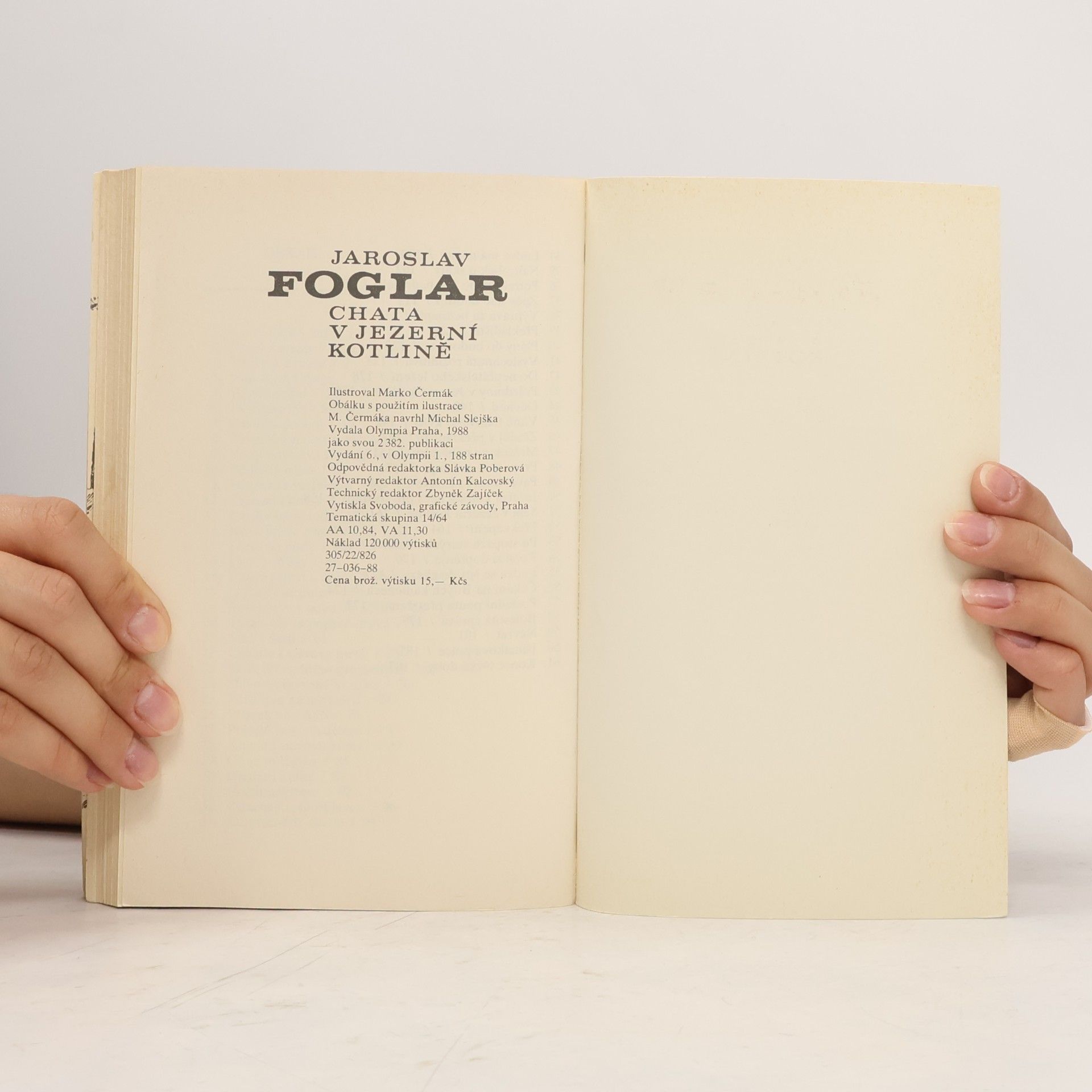 Jaroslav Foglar Chata v Jezerní kotlině