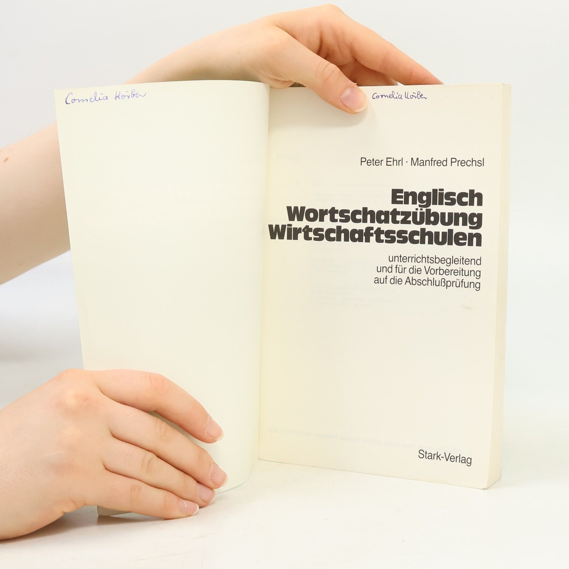 Peter Ehrl English Wortschatzübung Wirtschaftsschulen