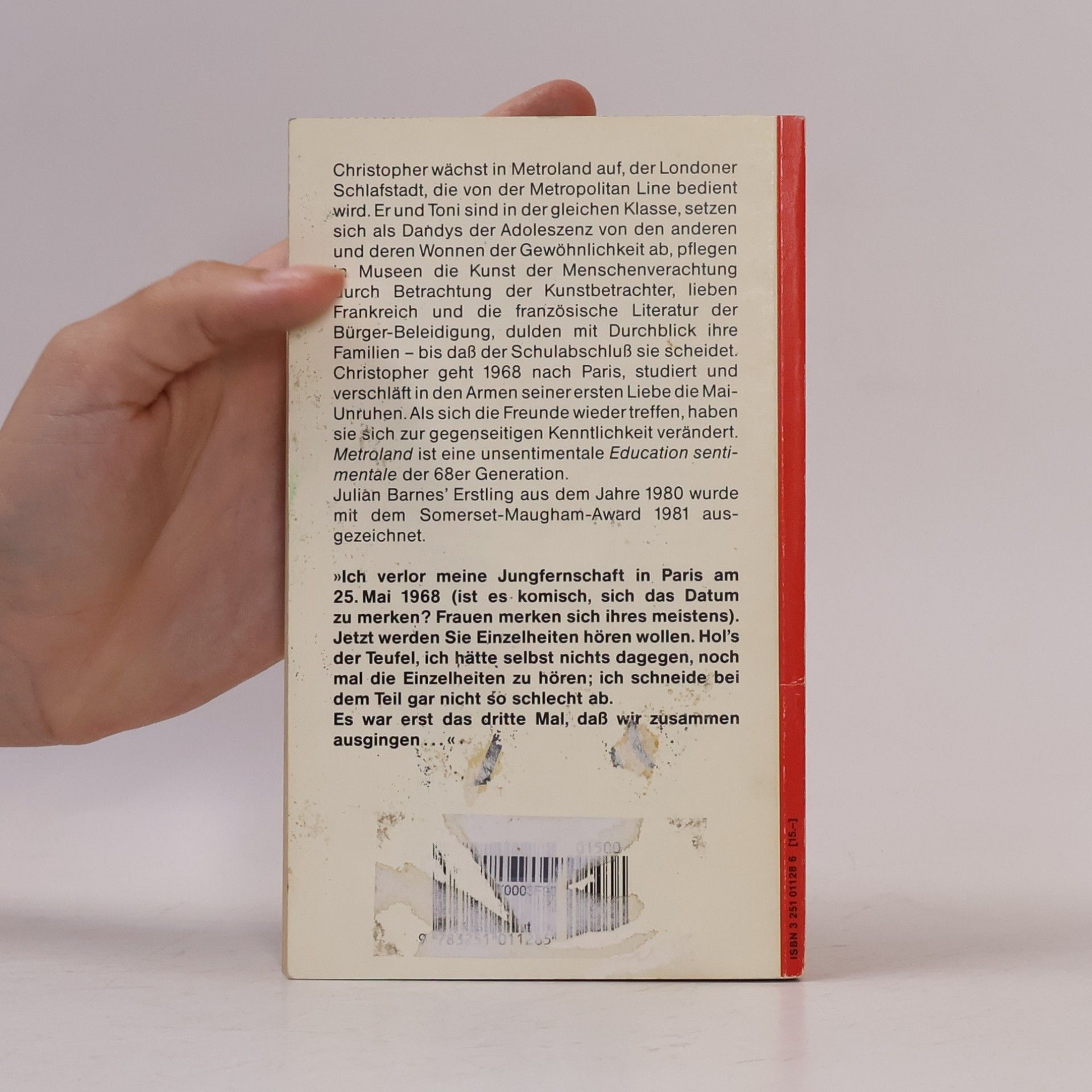 Julian Barnes Metroland