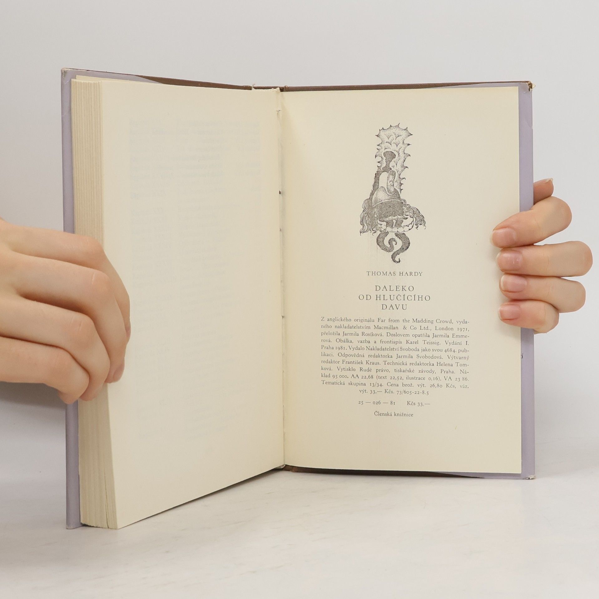 Thomas Hardy Daleko od hlučícího davu