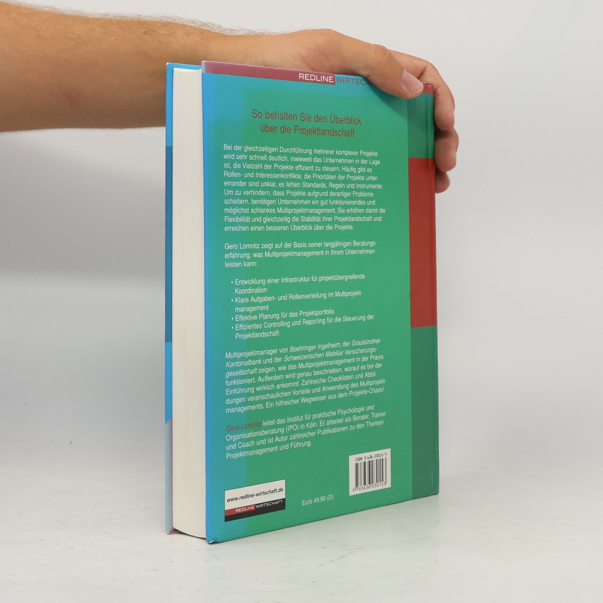 Gero Lomnitz Multiprojektmanagement. Projekte erfolgreich planen, vernetzen und steuern - Fachbuch - mit CD-ROM - 2., aktualisierte Auflage