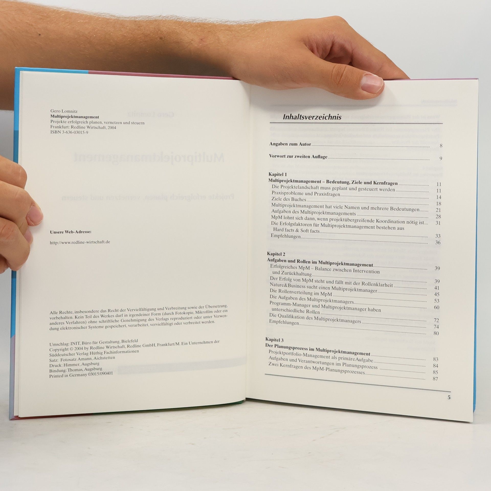 Gero Lomnitz Multiprojektmanagement. Projekte erfolgreich planen, vernetzen und steuern - Fachbuch - mit CD-ROM - 2., aktualisierte Auflage