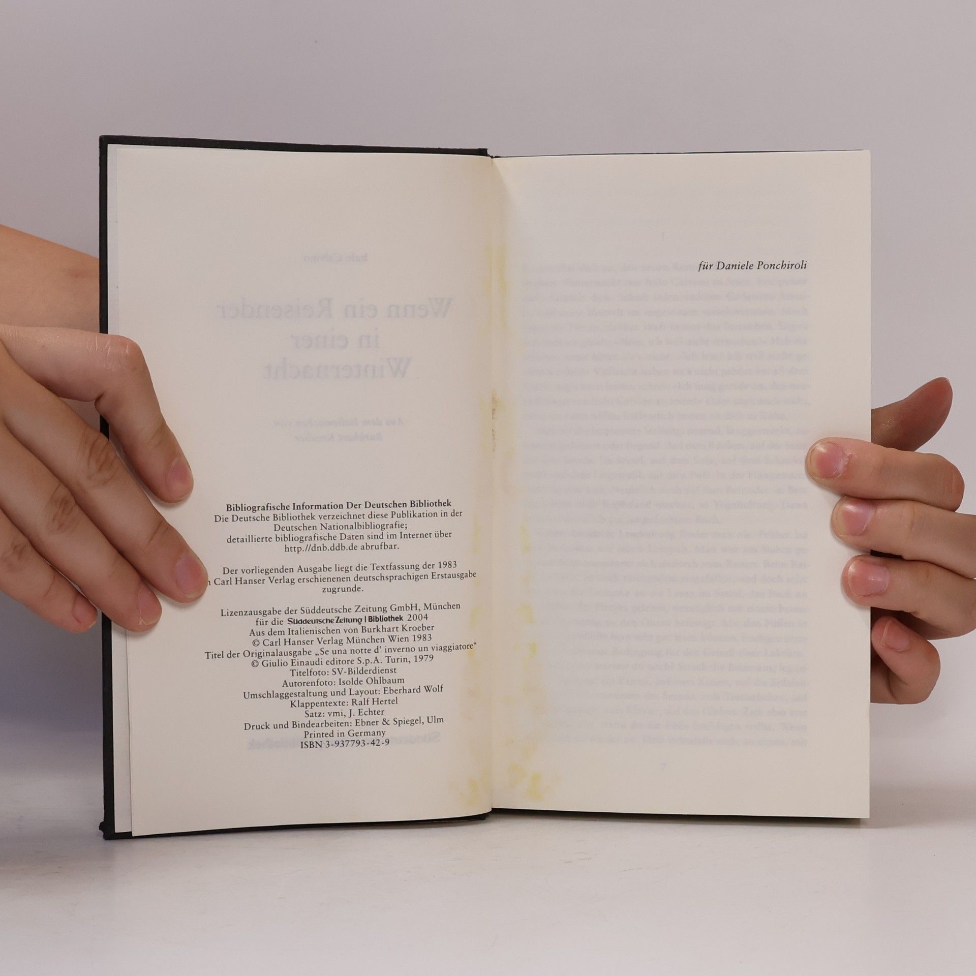 Italo Calvino Wenn ein Reisender in einer Winternacht