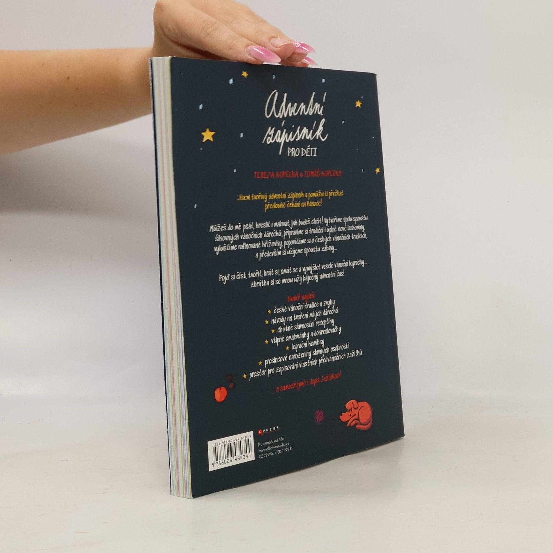 Tereza Kopecká Adventní zápisník pro děti