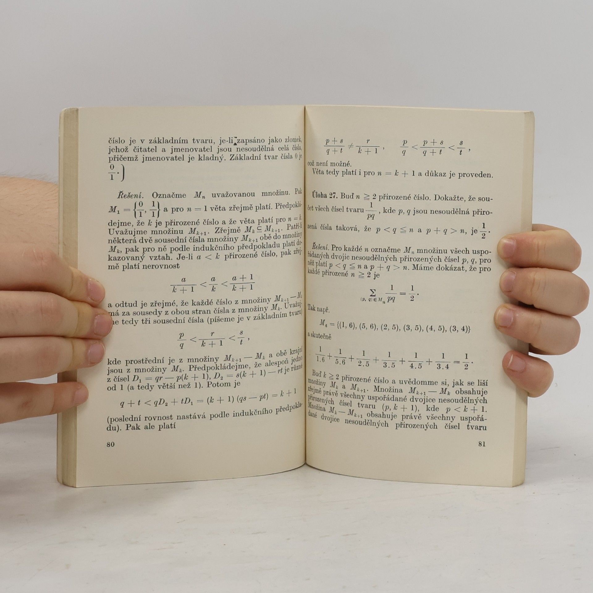 Antonín Vrba Princip matematické indukce